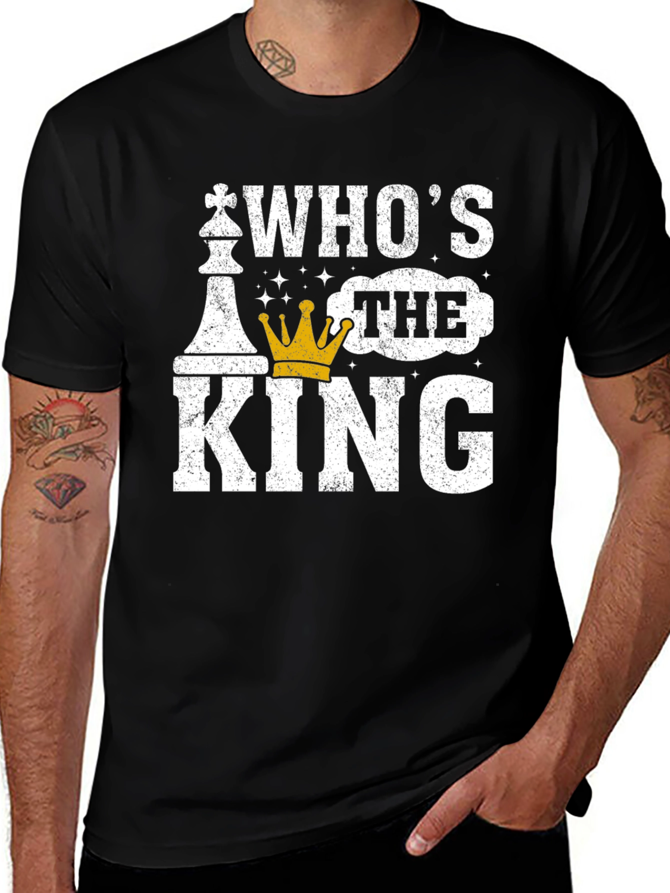 Whos The King Chess Graphic Tee
