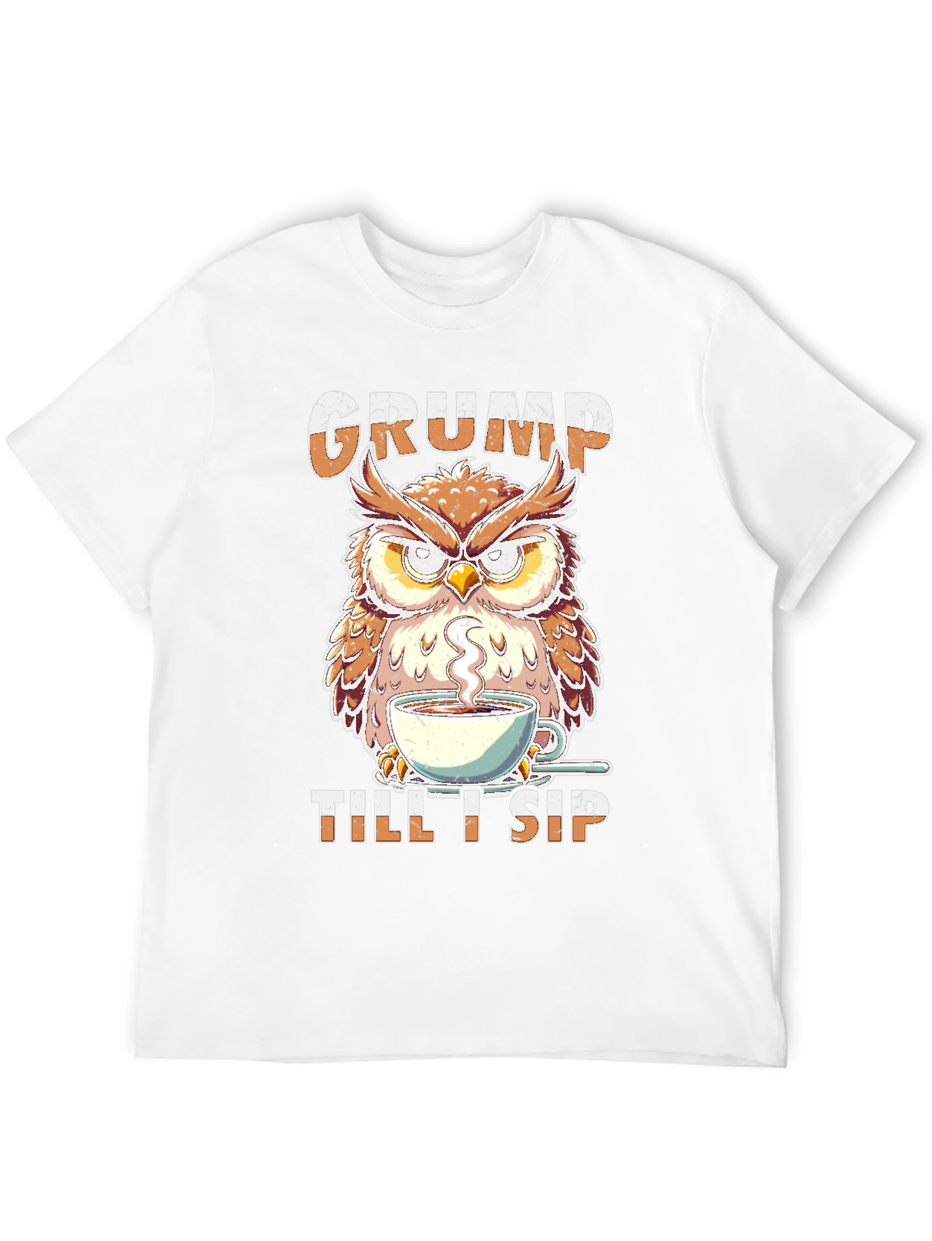 Grumpy Owl Coffee T-Shirt