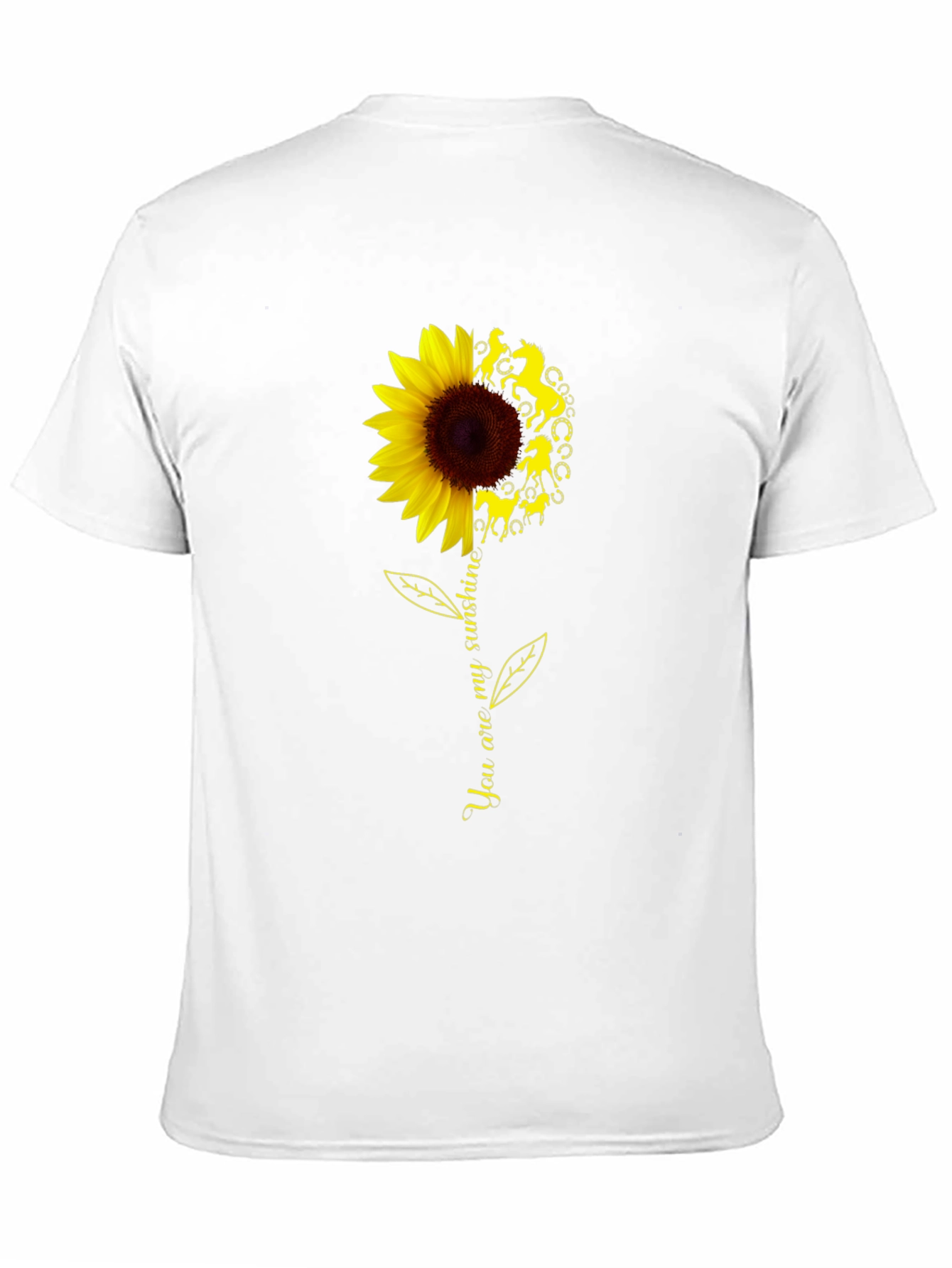 Sunflower Horse T-Shirt - You are my sunshine