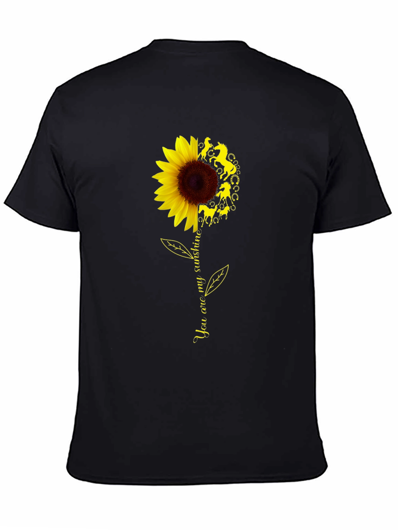 Sunflower Horse T-Shirt - You are my sunshine