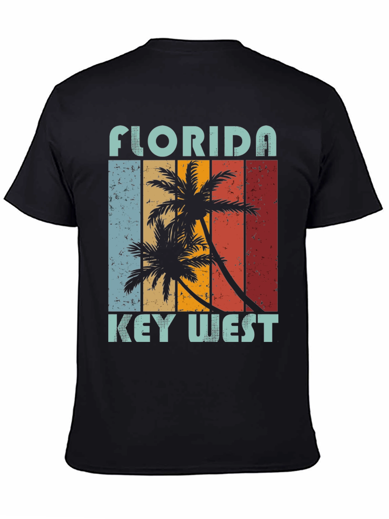 Florida Key West Palm Tree Graphic Tee