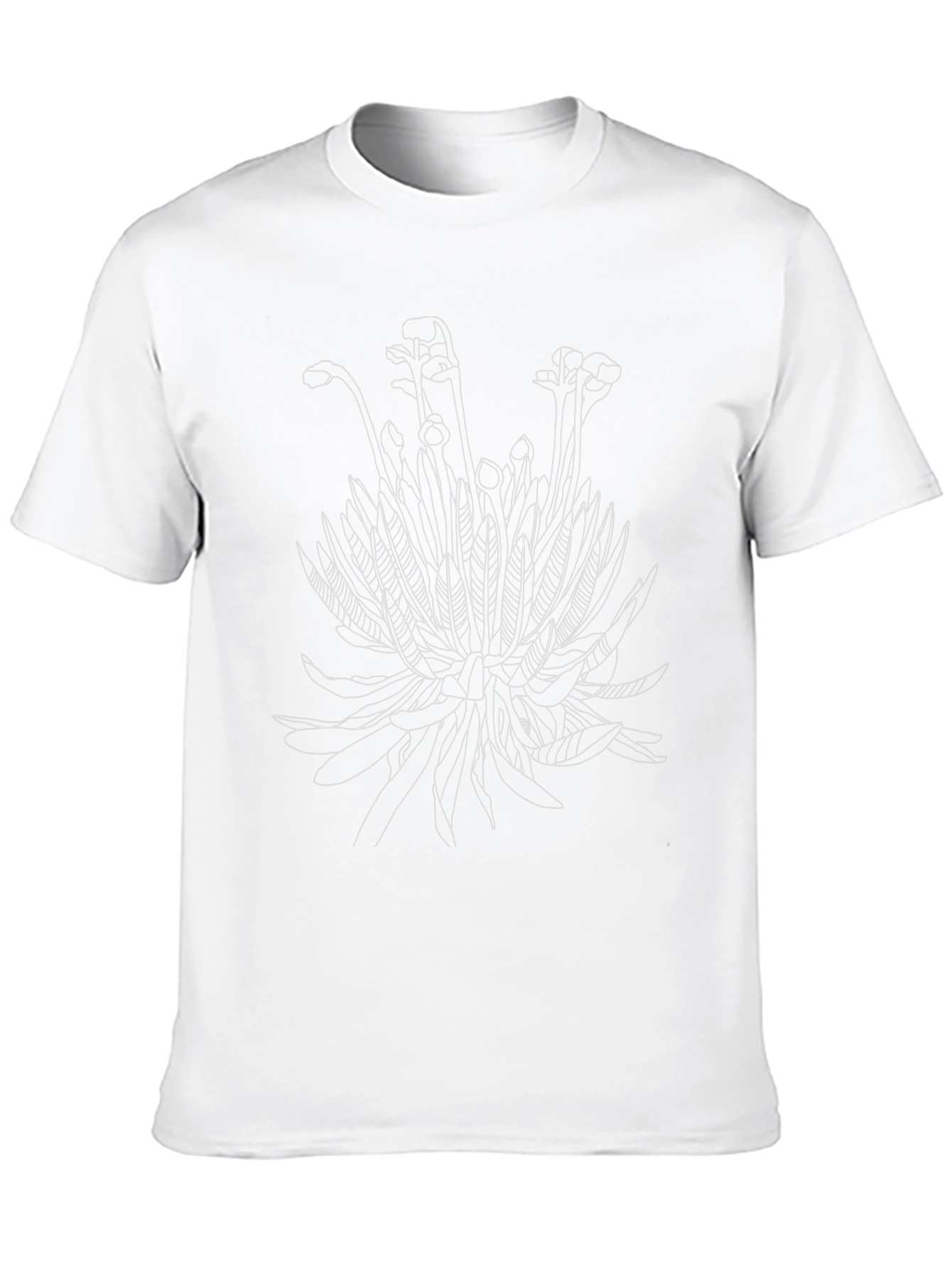 Botanical Sketch Tee - Unique Graphic T-Shirt
