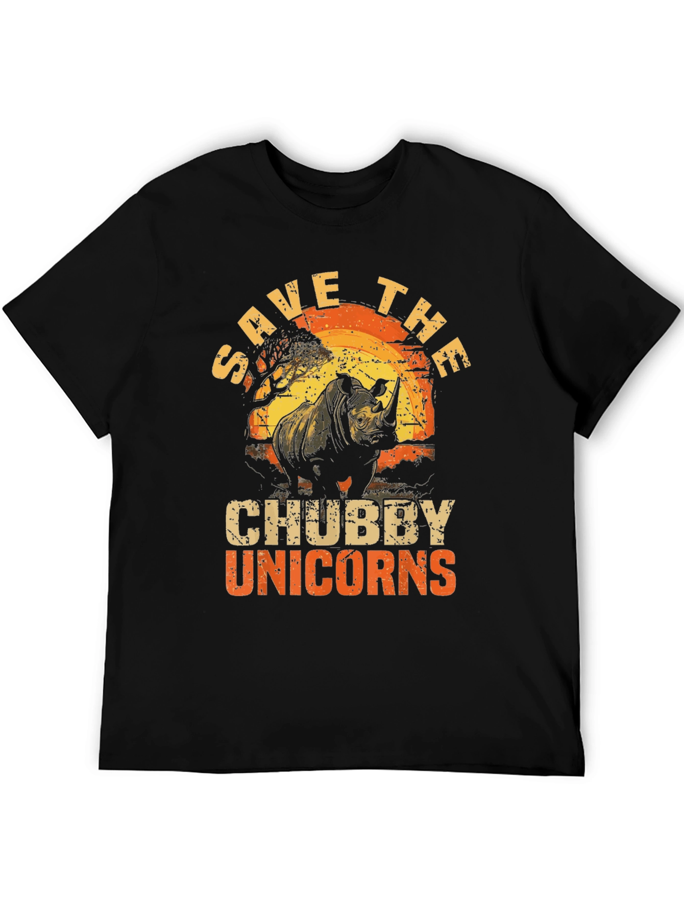 Save The Chubby Unicorns Graphic T-Shirt