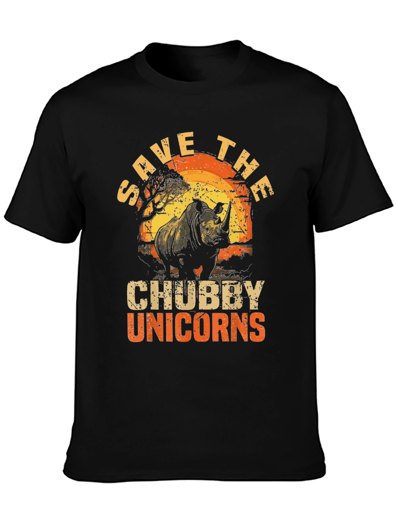 Save The Chubby Unicorns Graphic T-Shirt