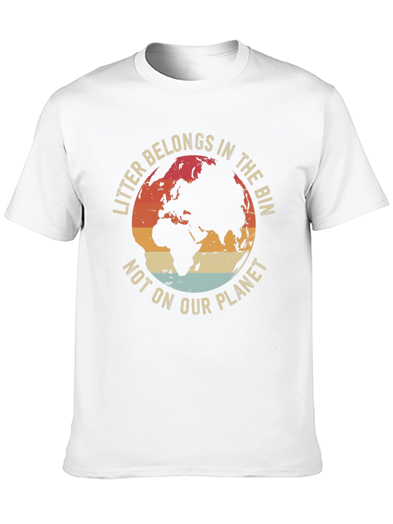 Eco-Friendly Earth Graphic T-Shirt