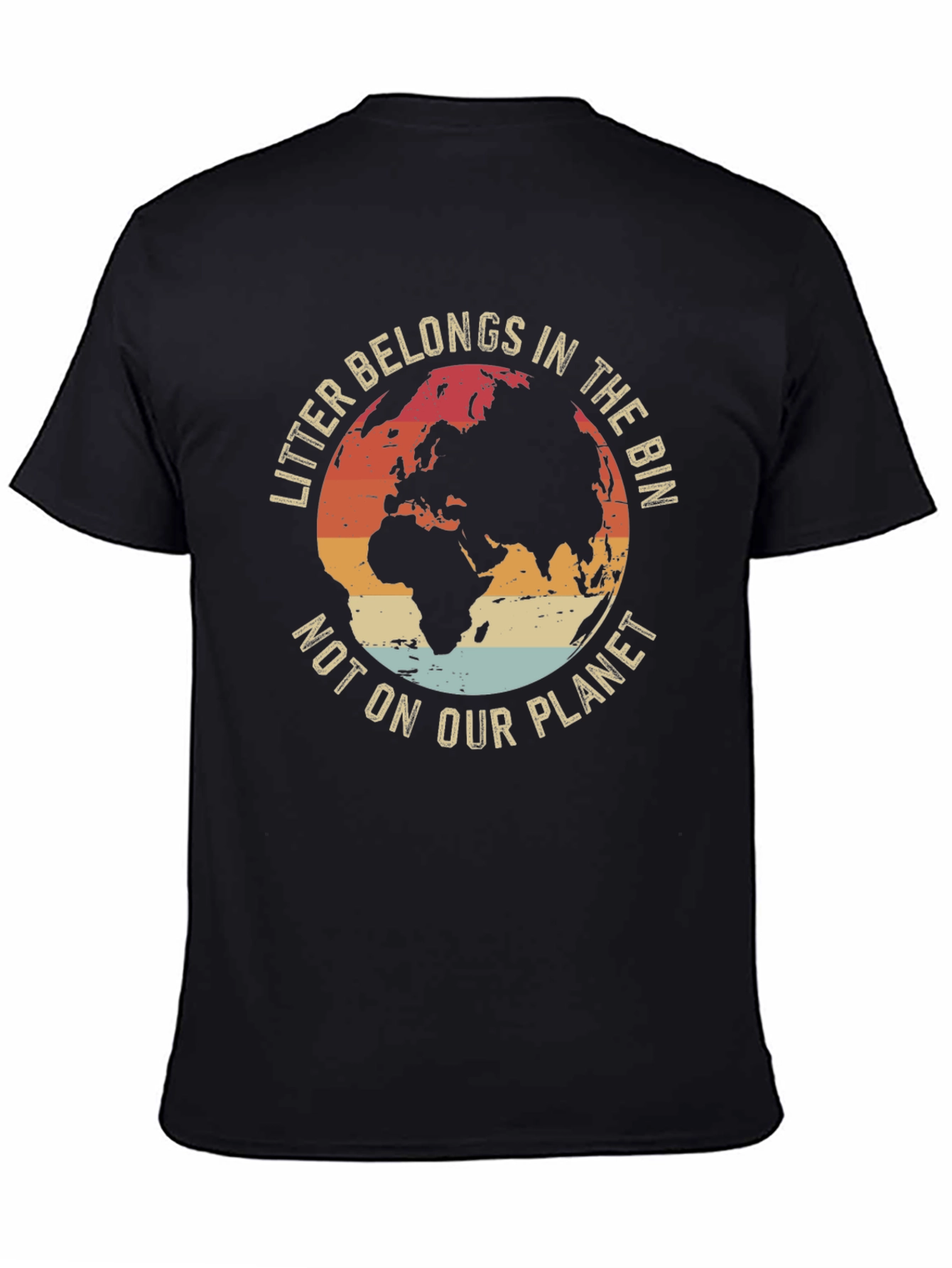 Eco-Friendly Earth Graphic T-Shirt
