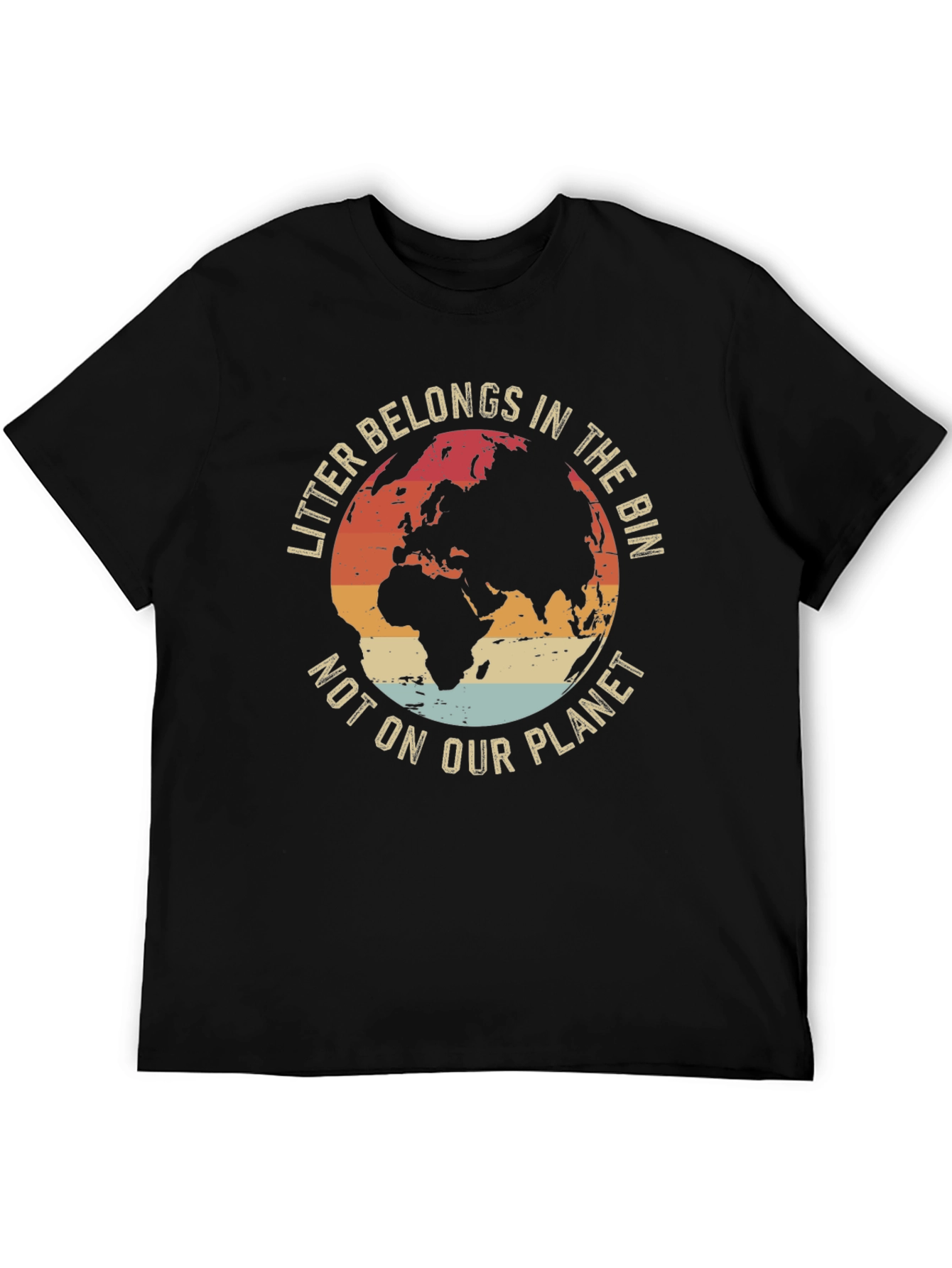Eco-Friendly Earth Graphic T-Shirt