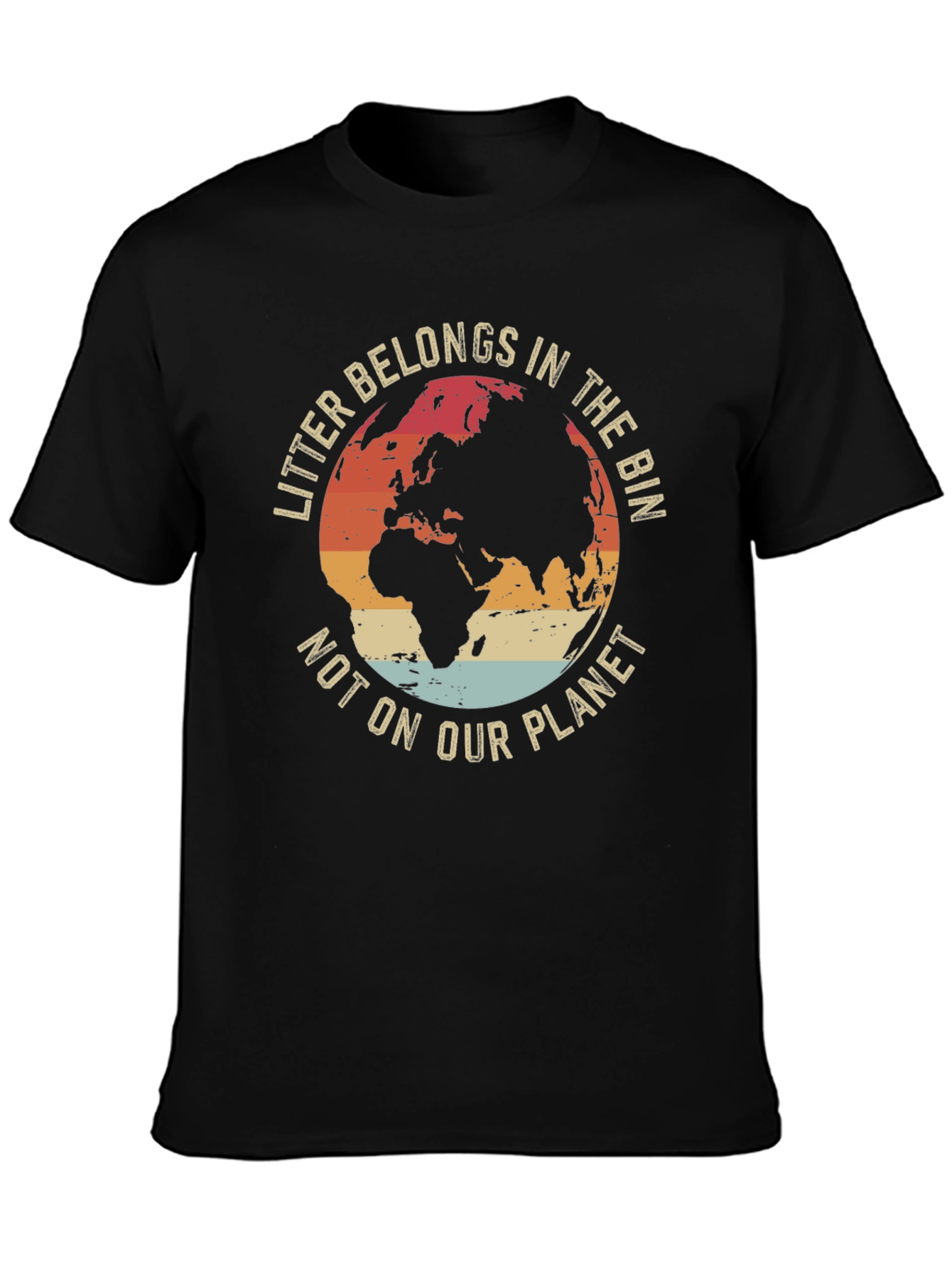 Eco-Friendly Earth Graphic T-Shirt