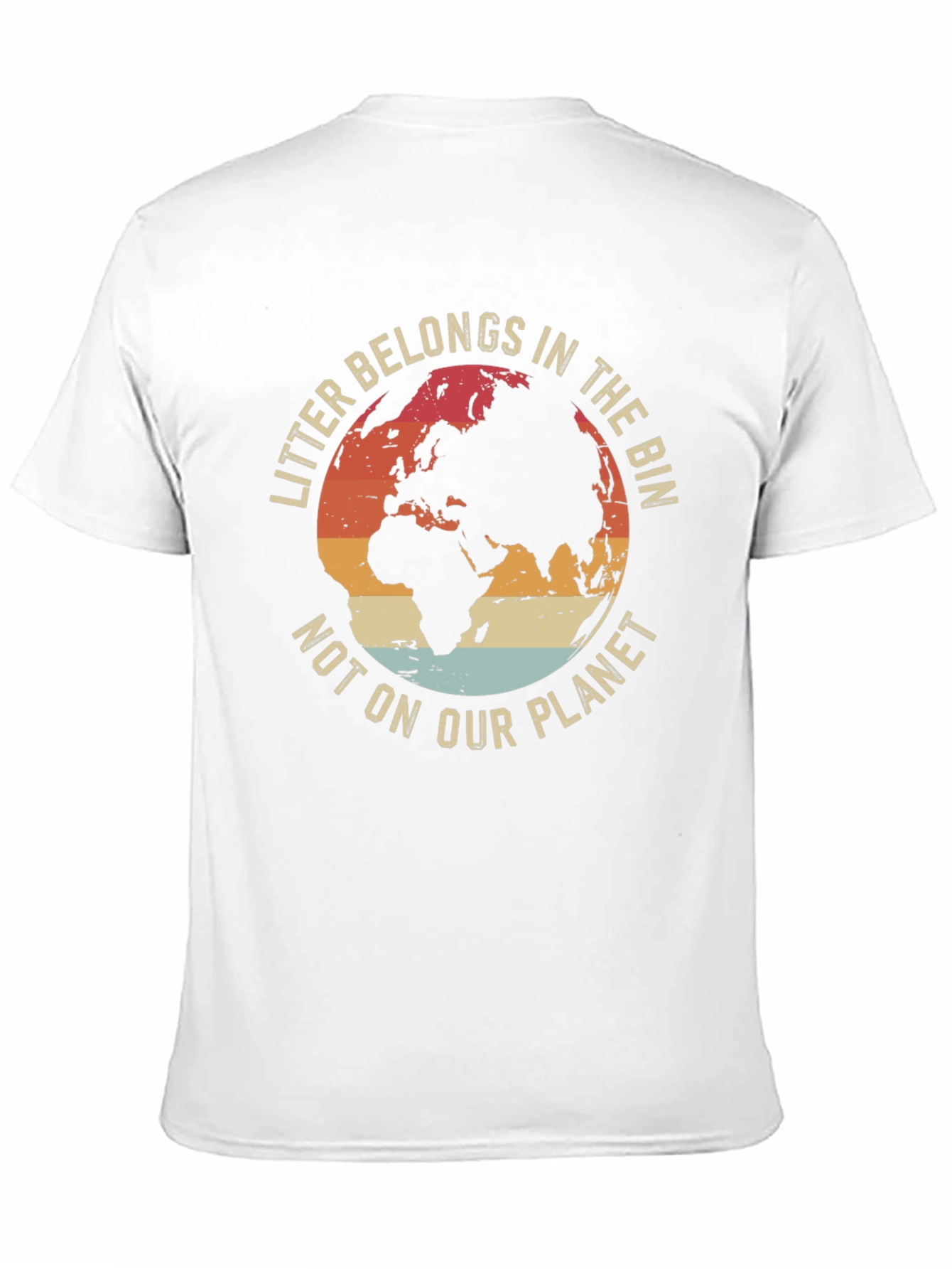 Eco-Friendly Earth Graphic T-Shirt