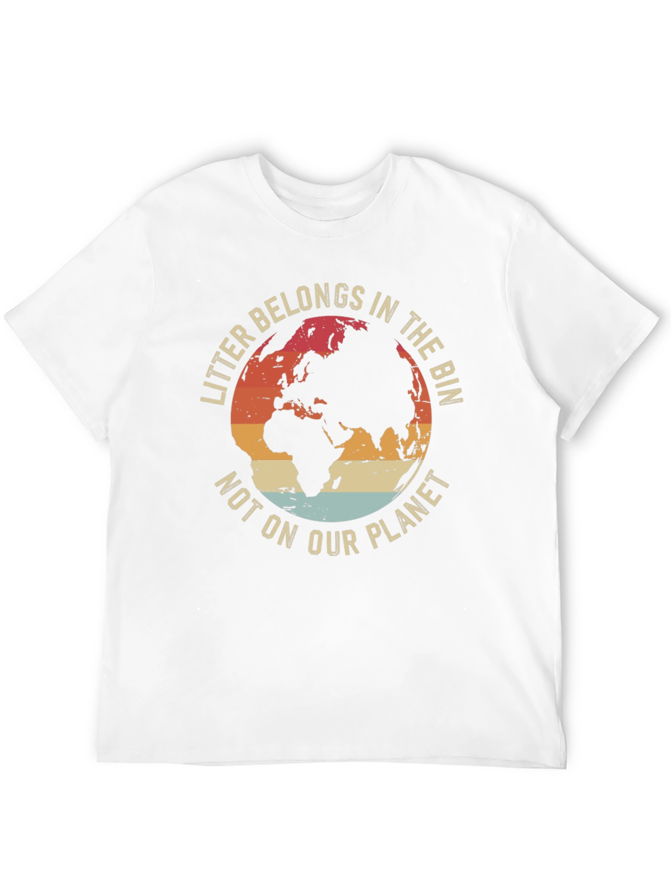 Eco-Friendly Earth Graphic T-Shirt