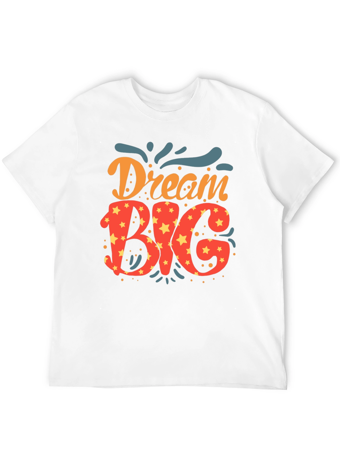 Dream Big Graphic Tee - Black Casual Shirt