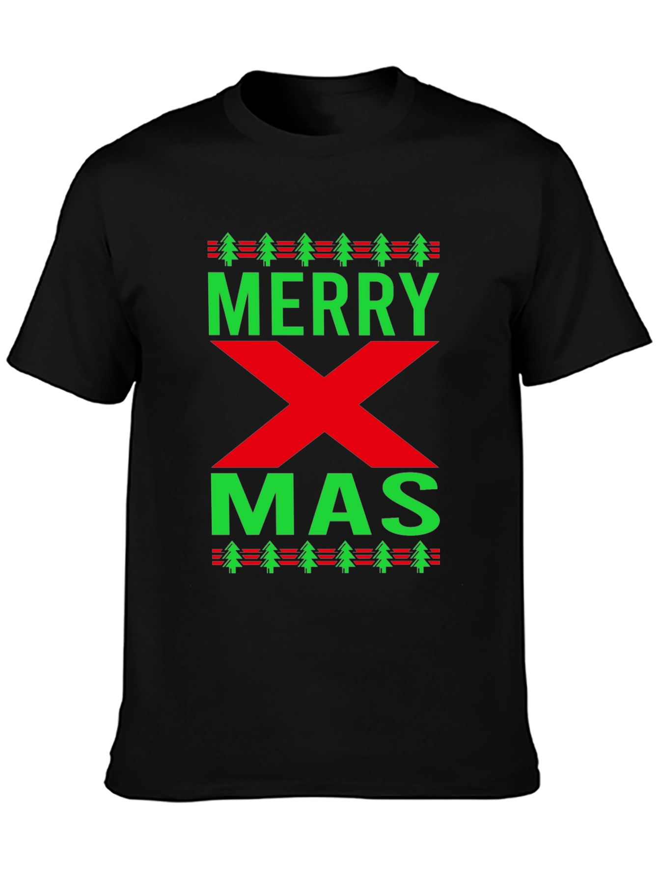 Merry Xmas Holiday Graphic T-Shirt