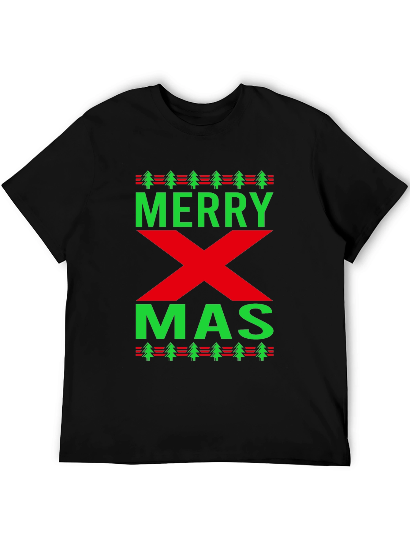 Merry Xmas Holiday Graphic T-Shirt