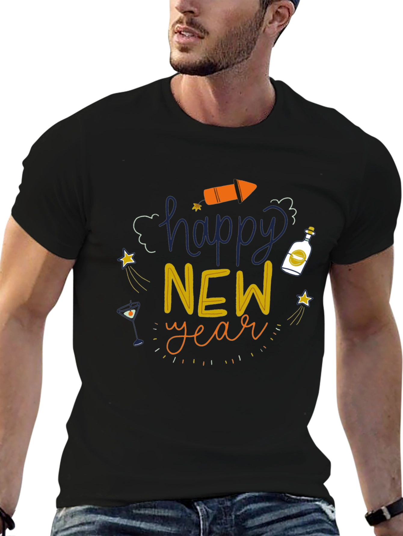 Happy New Year Graphic Tee