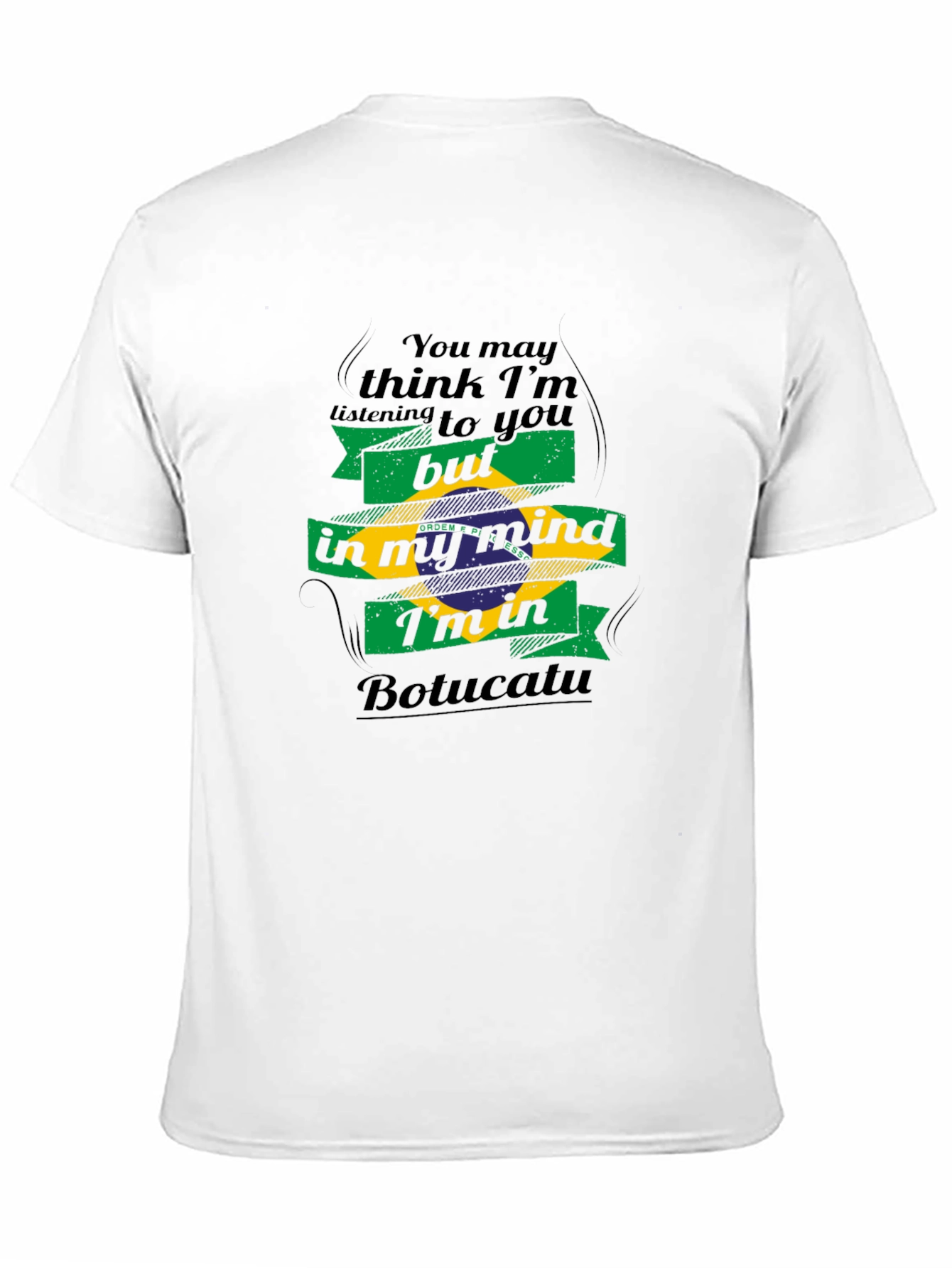 Botucatu Brazil Flag T-Shirt - Novelty Travel Tee