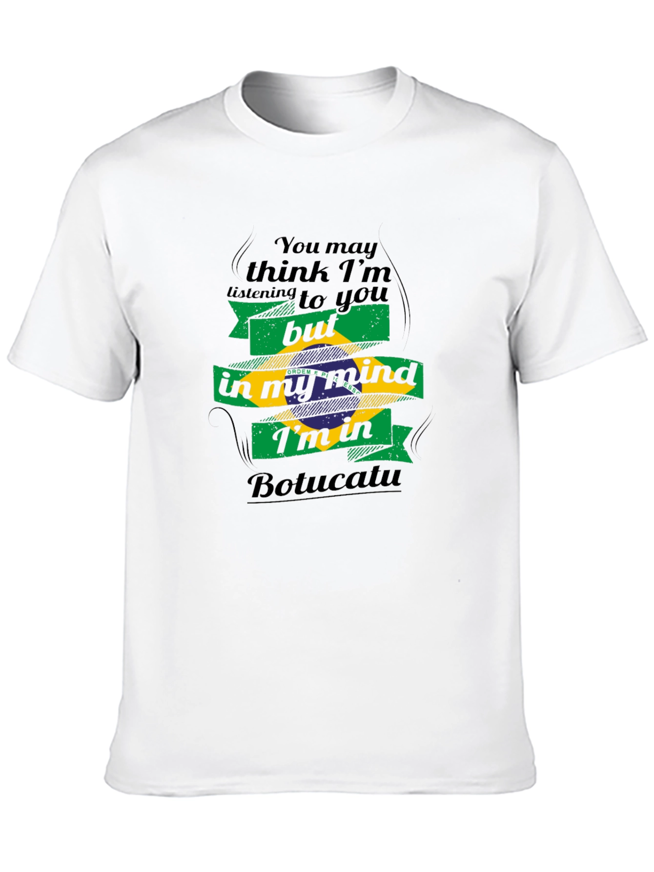 Botucatu Brazil Flag T-Shirt - Novelty Travel Tee