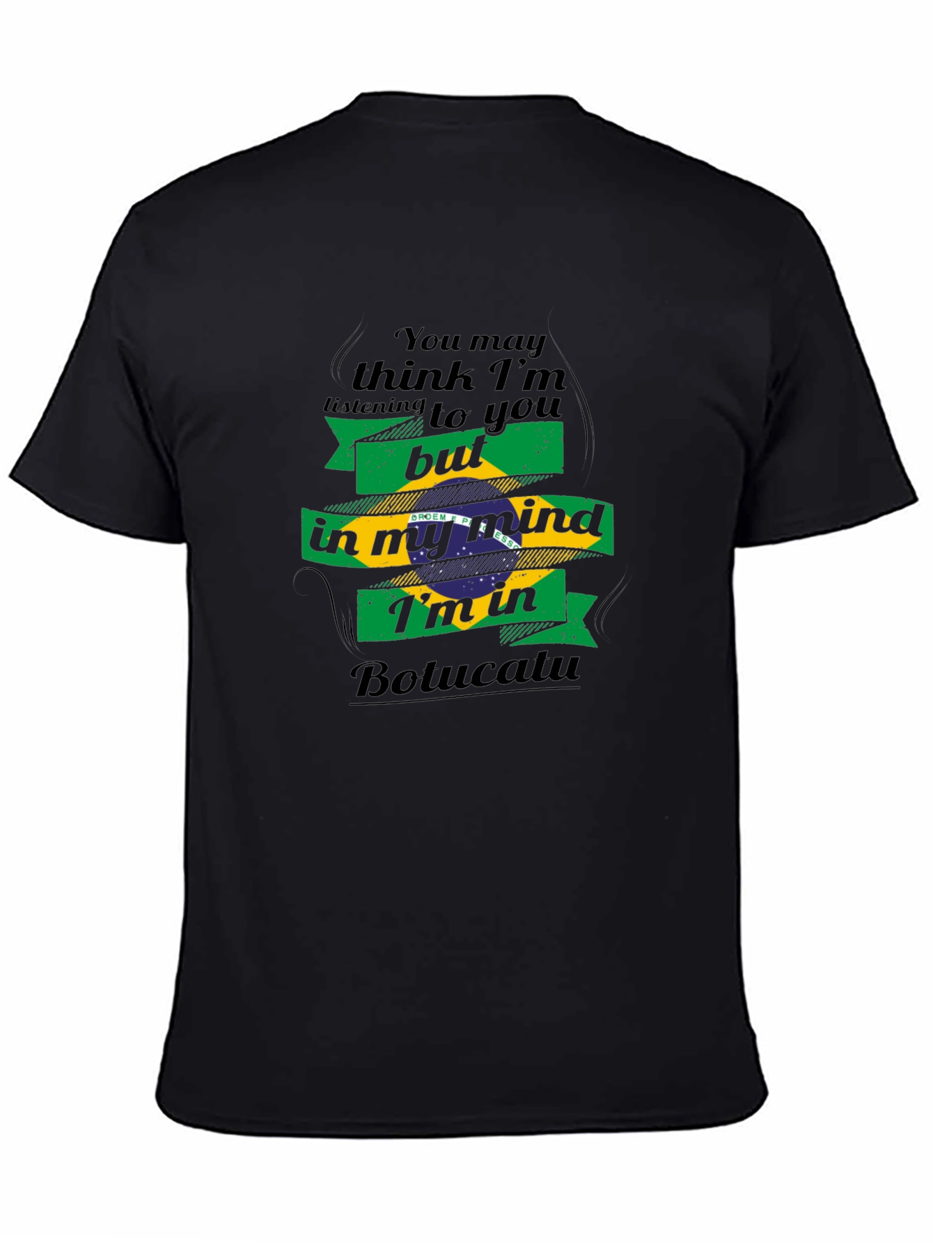 Botucatu Brazil Flag T-Shirt - Novelty Travel Tee