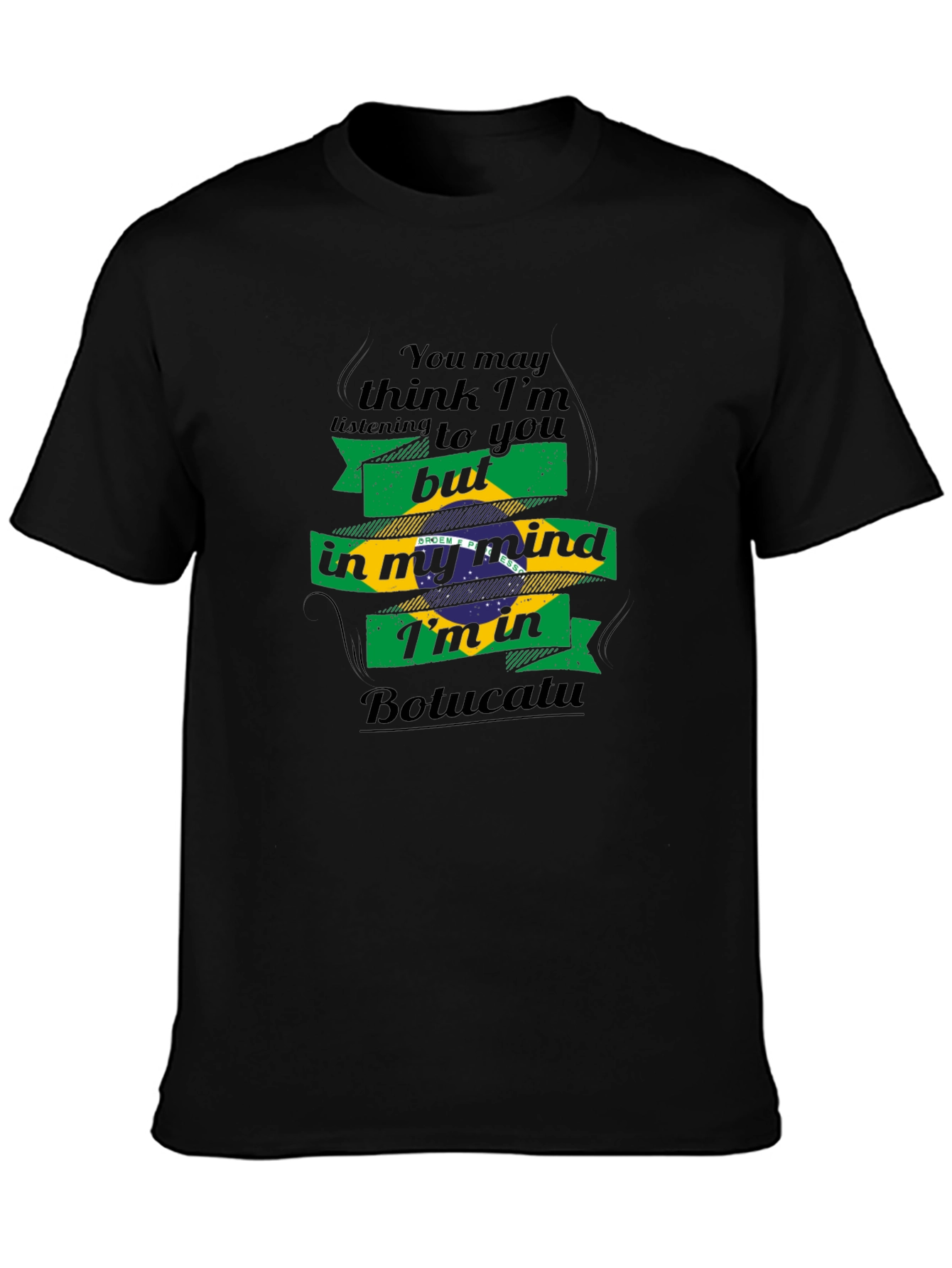Botucatu Brazil Flag T-Shirt - Novelty Travel Tee