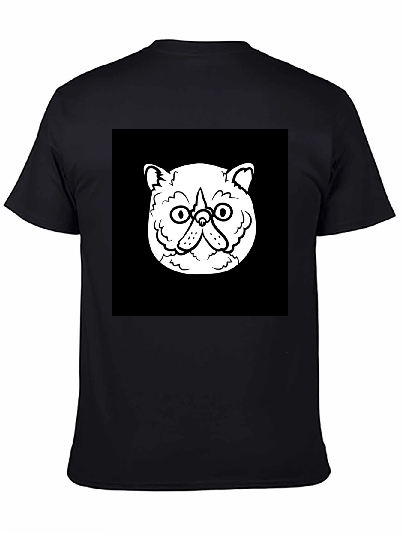 Cool Cat Graphic Black T-Shirt