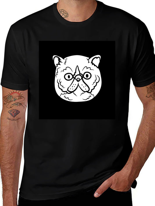 Cool Cat Graphic Black T-Shirt
