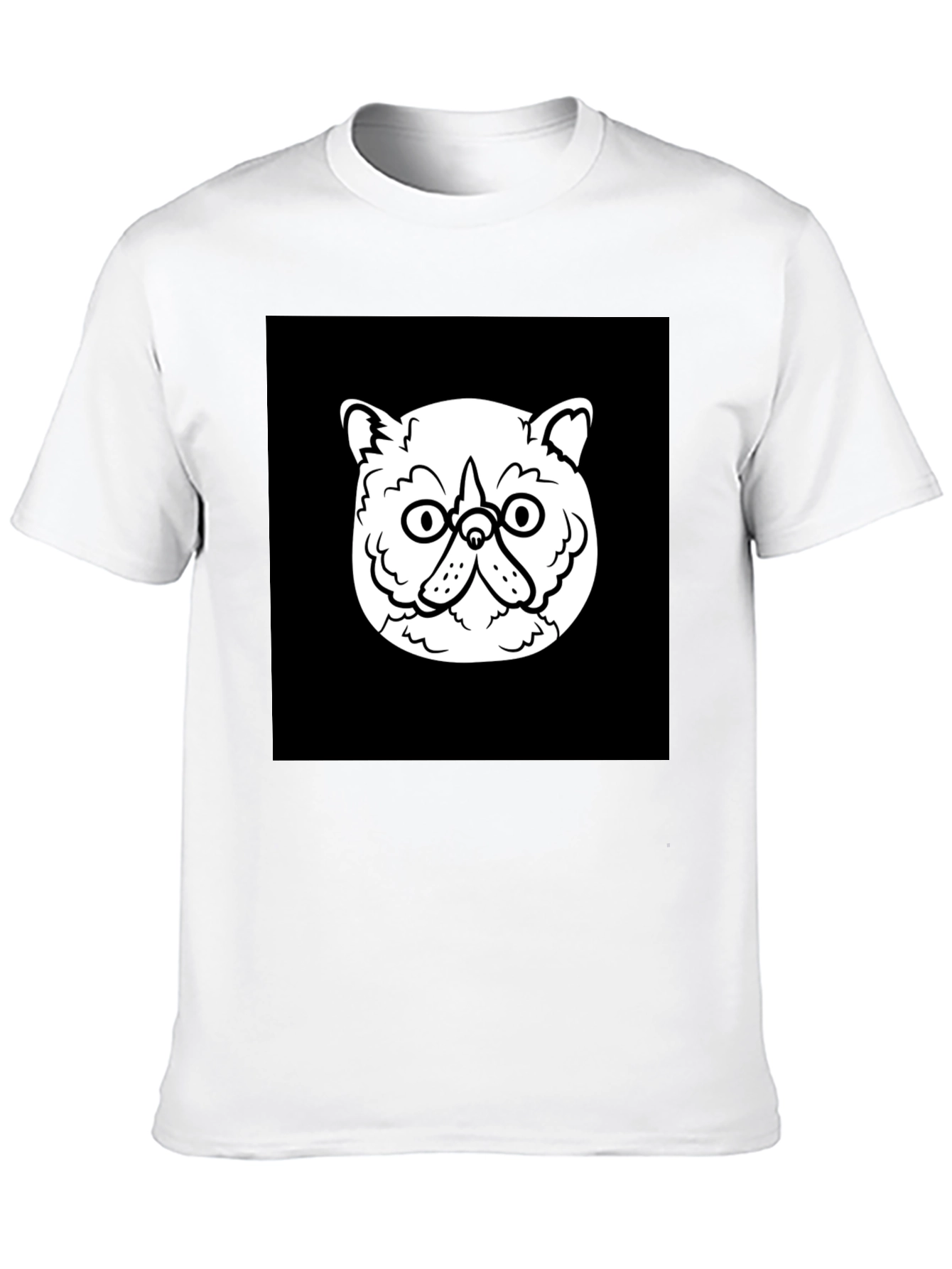 Cool Cat Graphic Black T-Shirt