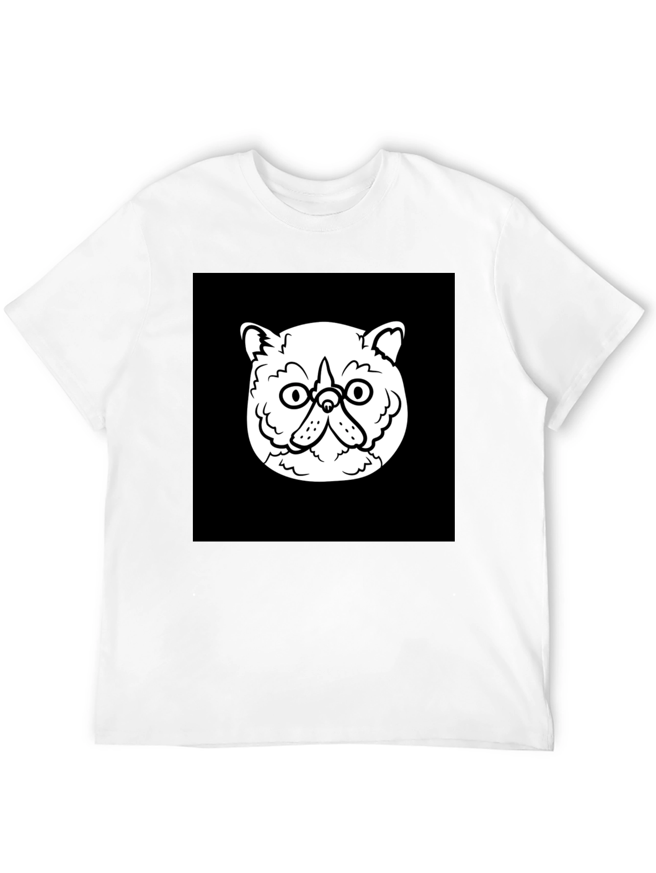 Cool Cat Graphic Black T-Shirt