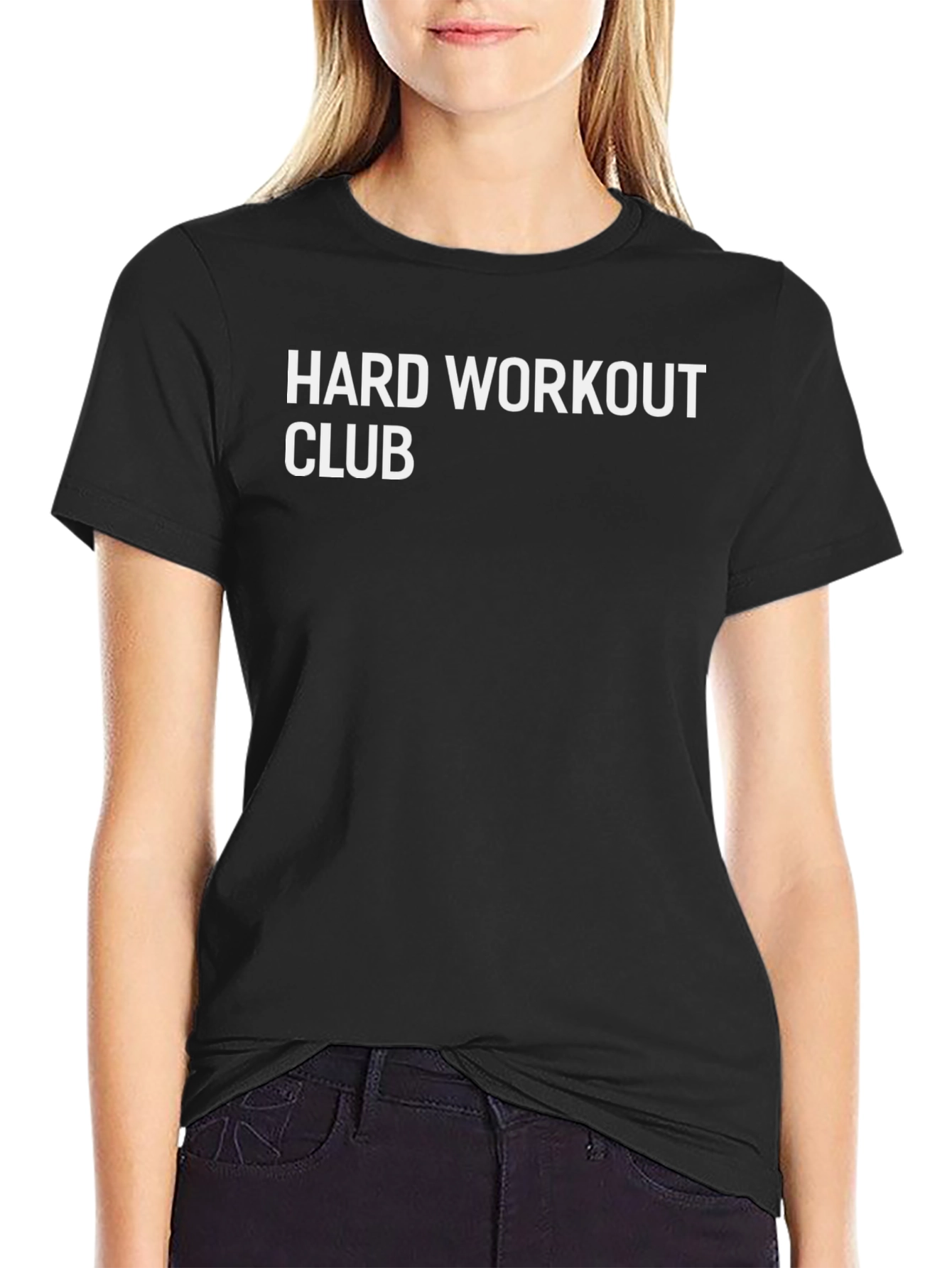 Hard Workout Club Black T-Shirt