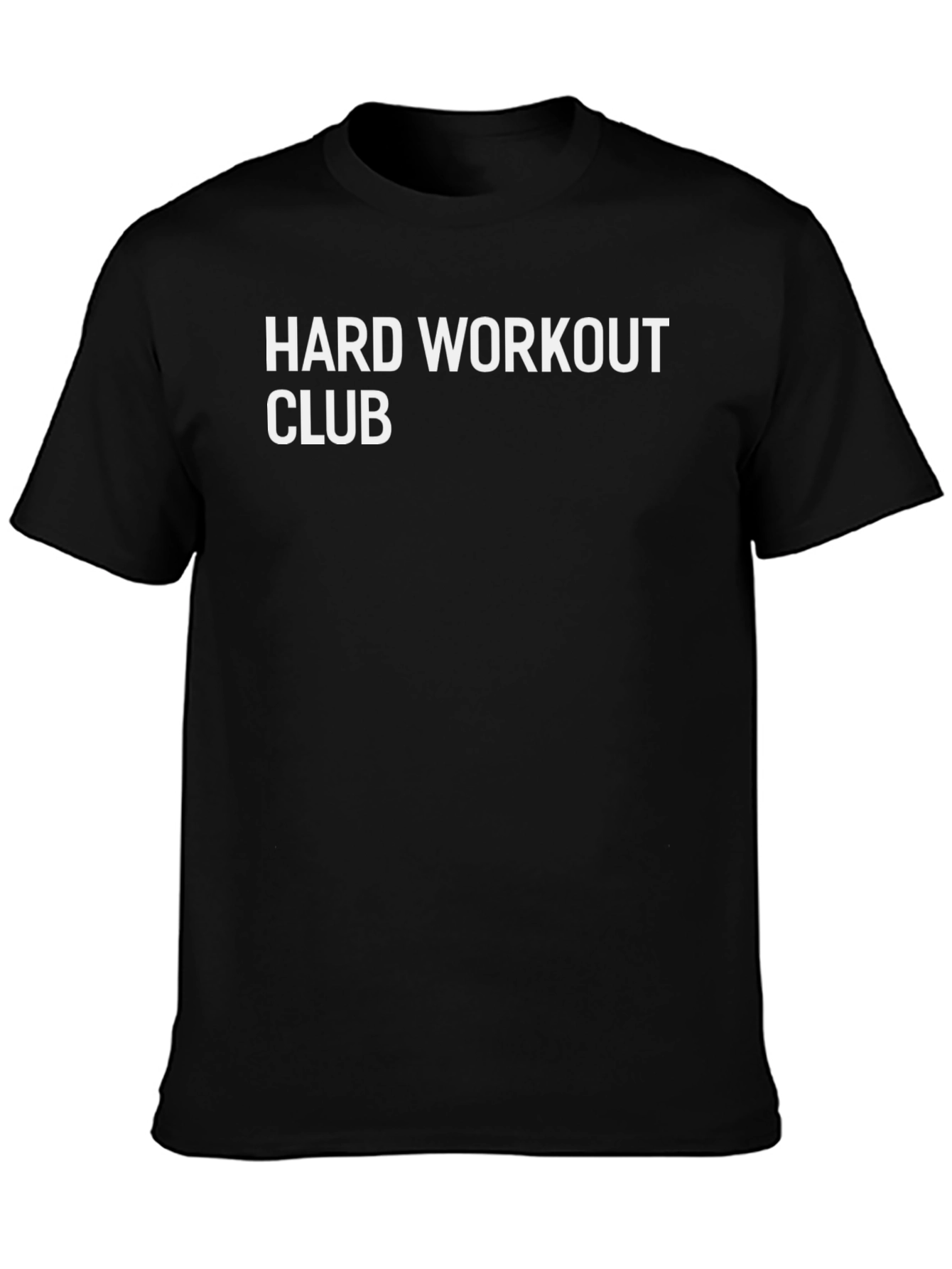 Hard Workout Club Black T-Shirt