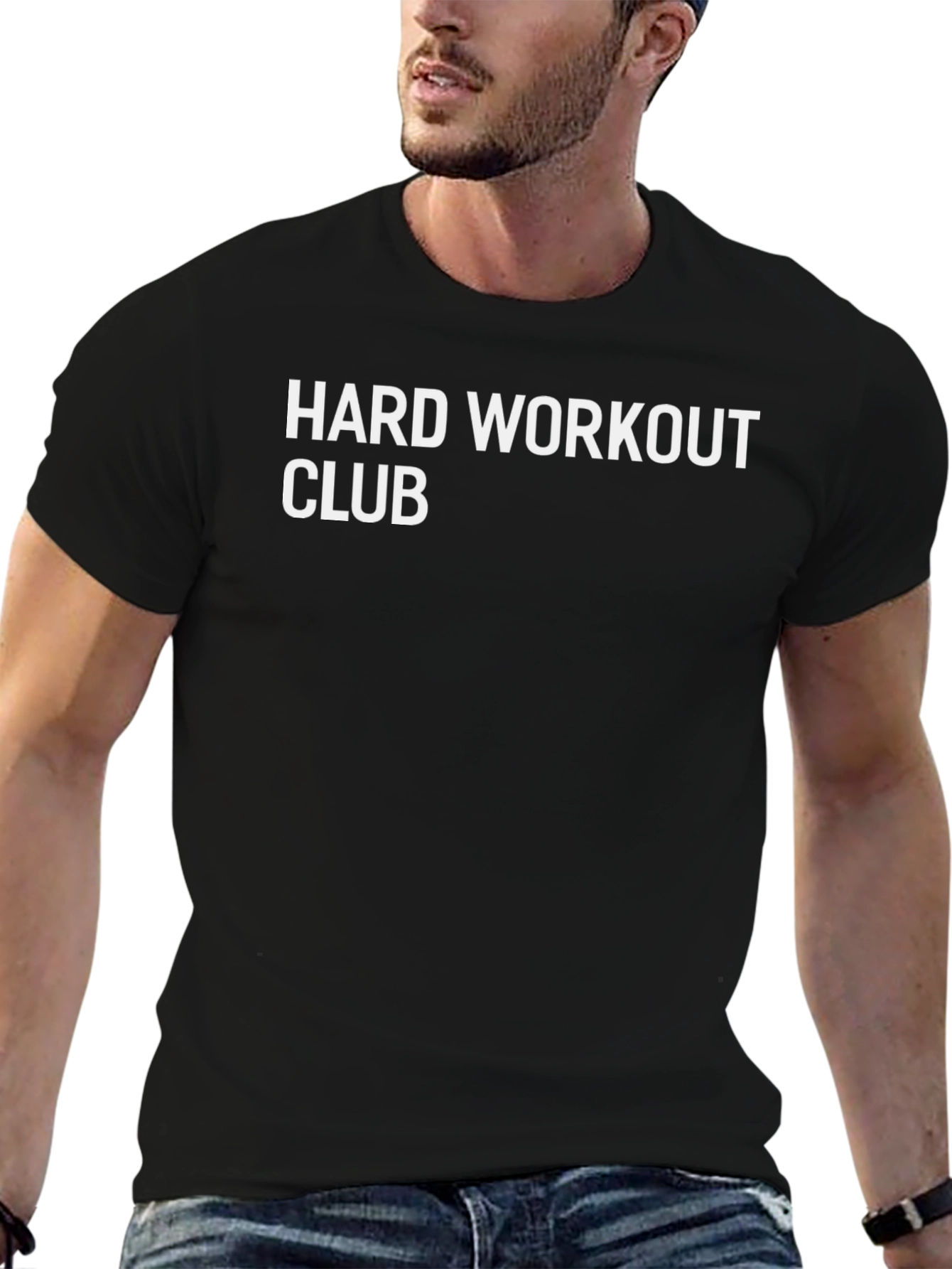 Hard Workout Club Black T-Shirt
