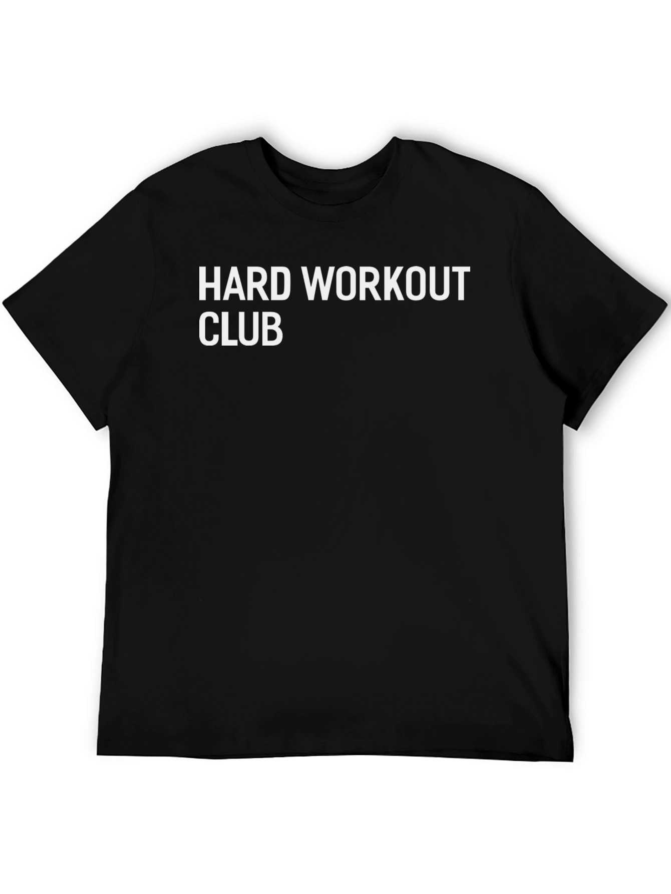 Hard Workout Club Black T-Shirt