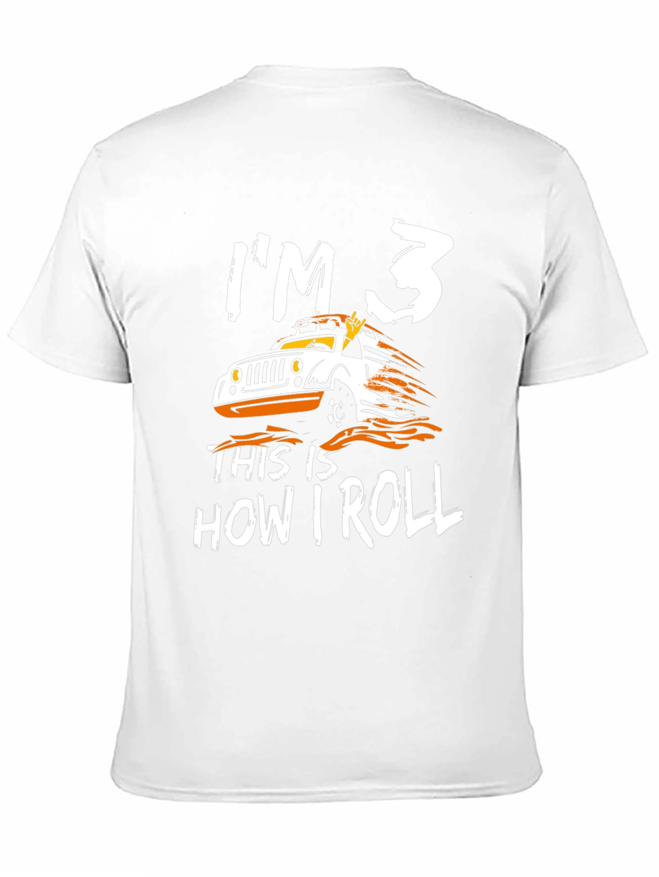 Im 3 This Is How I Roll Black T-Shirt