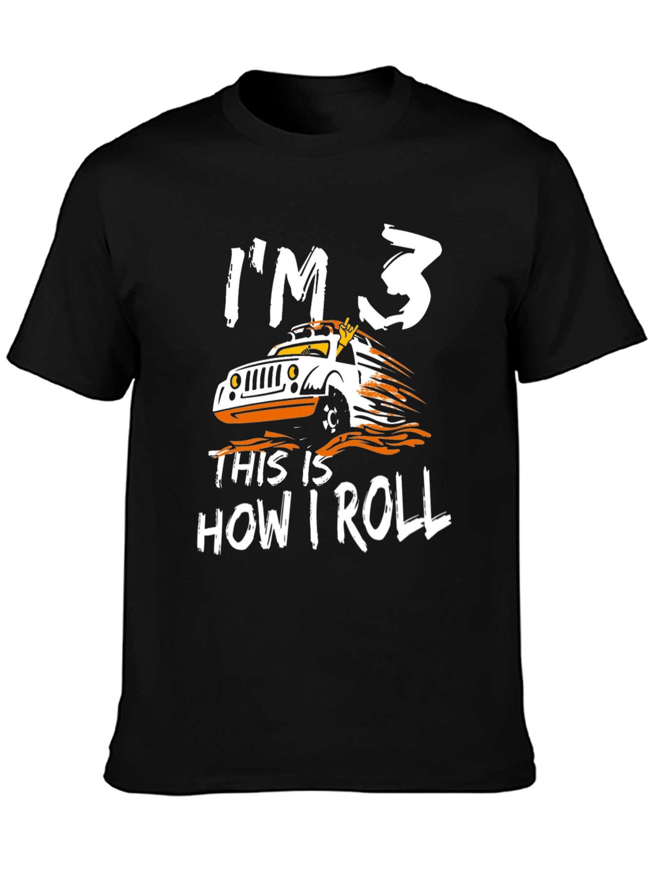 Im 3 This Is How I Roll Black T-Shirt