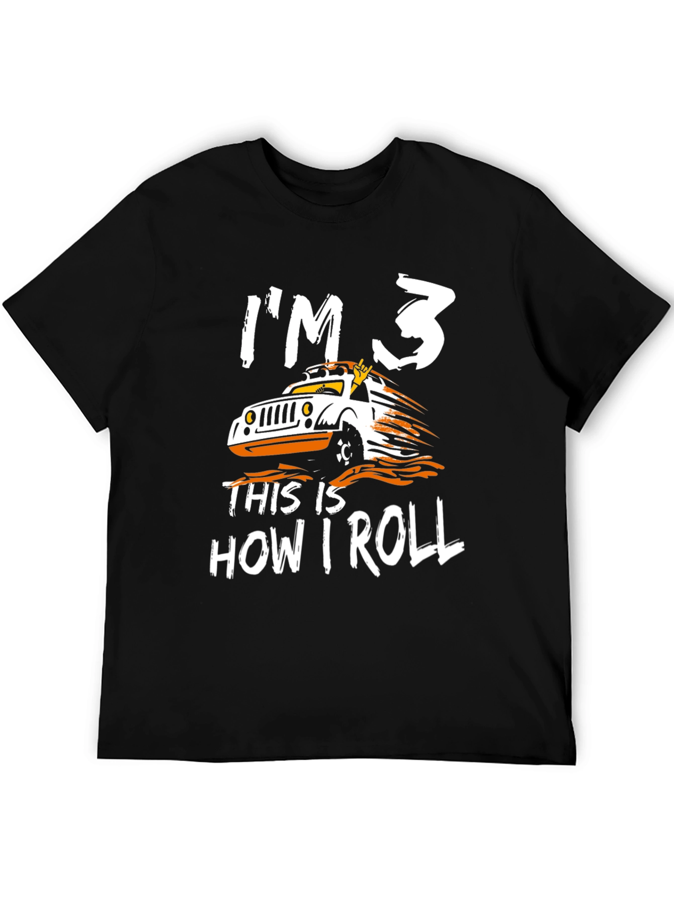 Im 3 This Is How I Roll Black T-Shirt