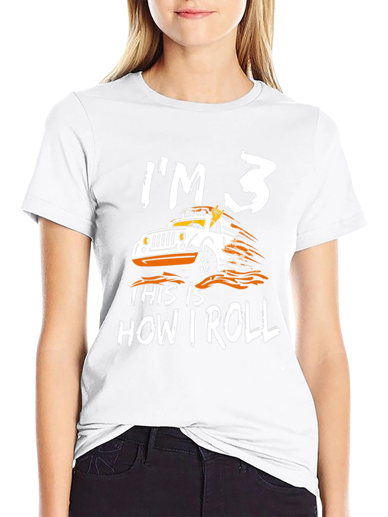 Im 3 This Is How I Roll Black T-Shirt