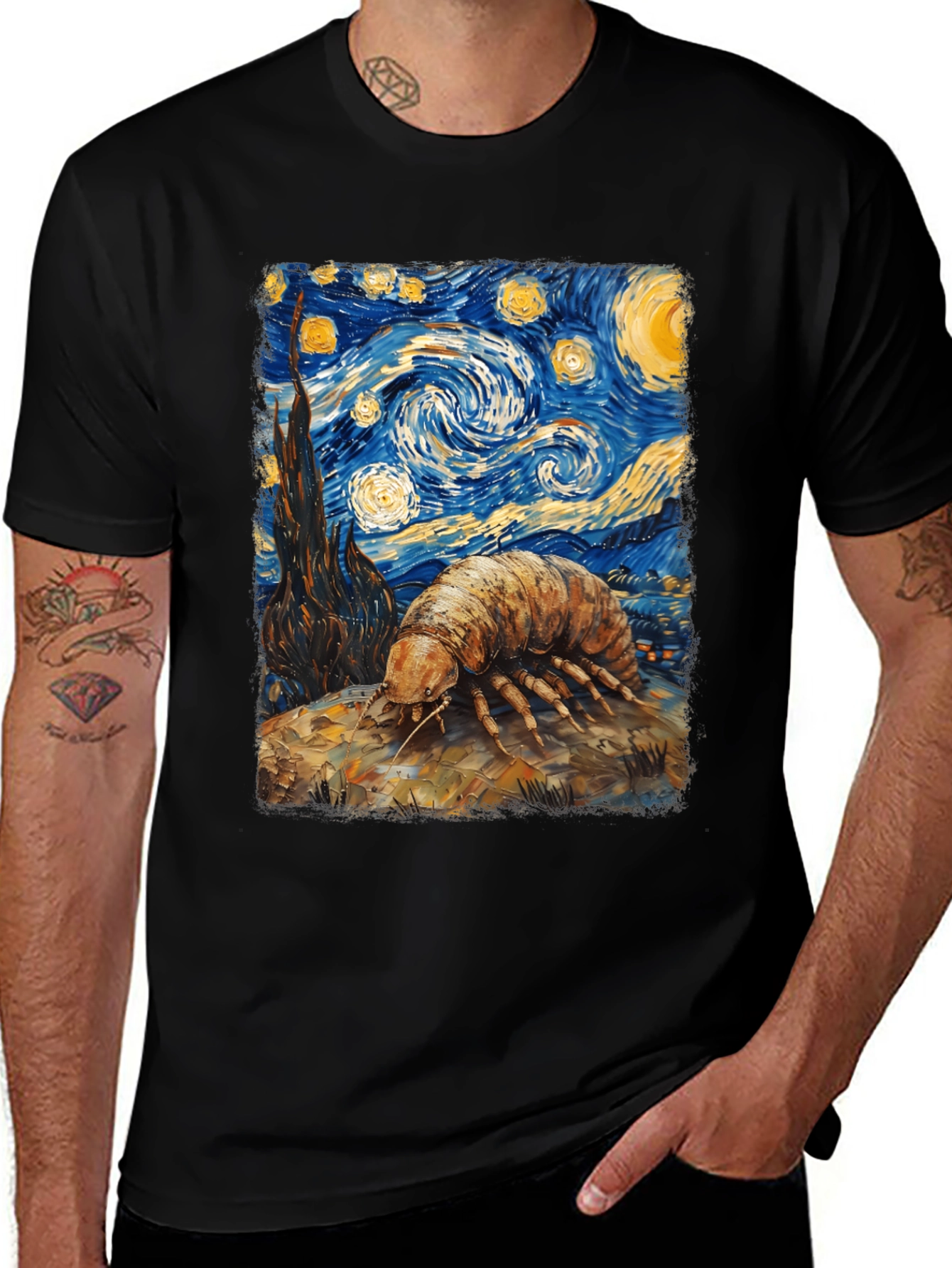 Starry Night Isopod T-Shirt