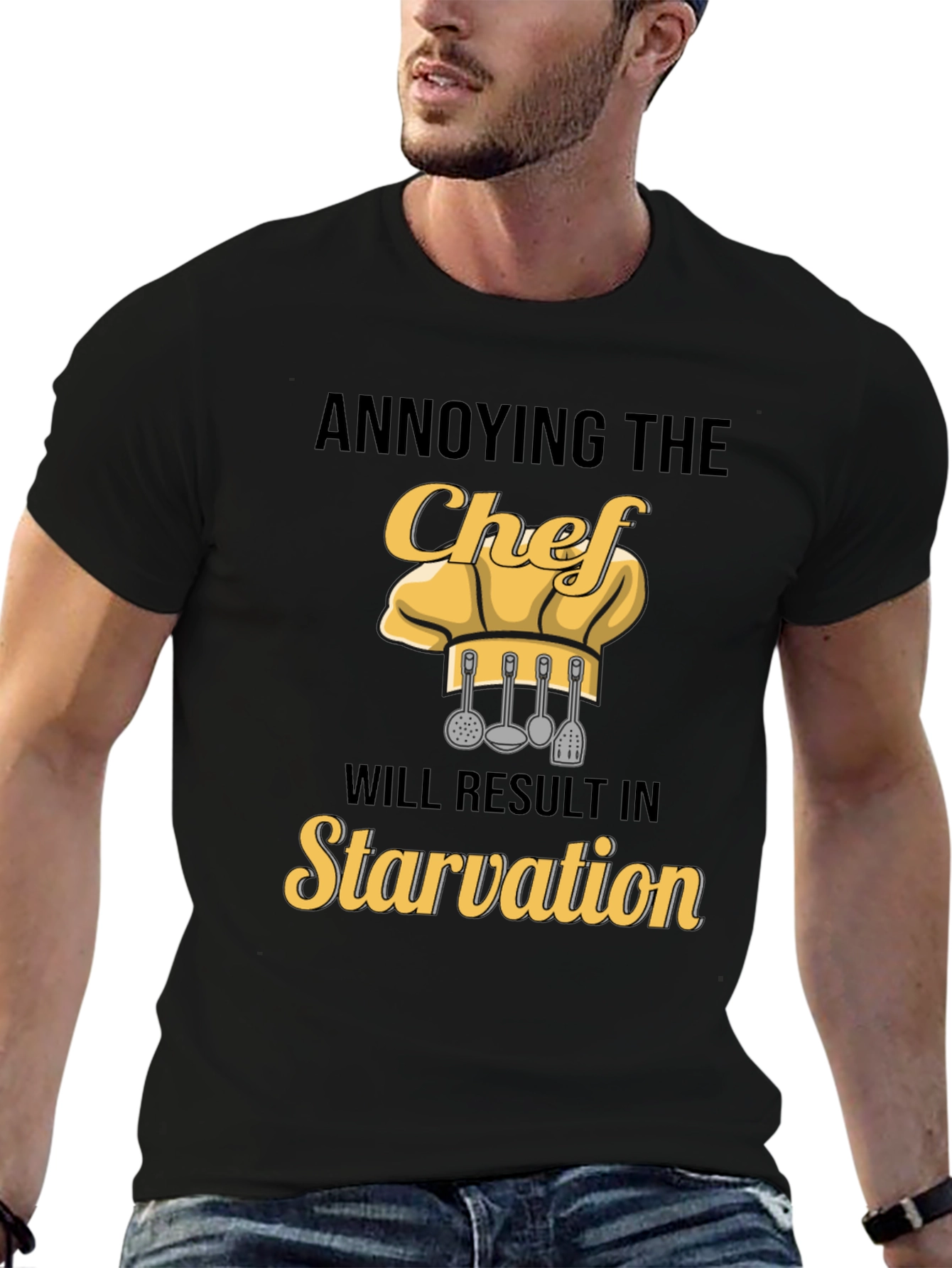 Annoying the Chef T-Shirt: Funny Culinary Warning
