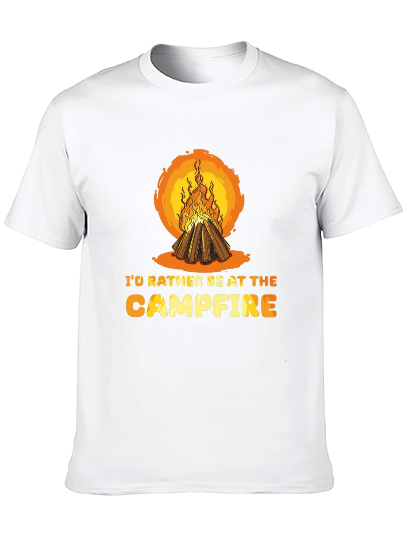 Campfire Graphic Tee - Nature Lovers T-Shirt