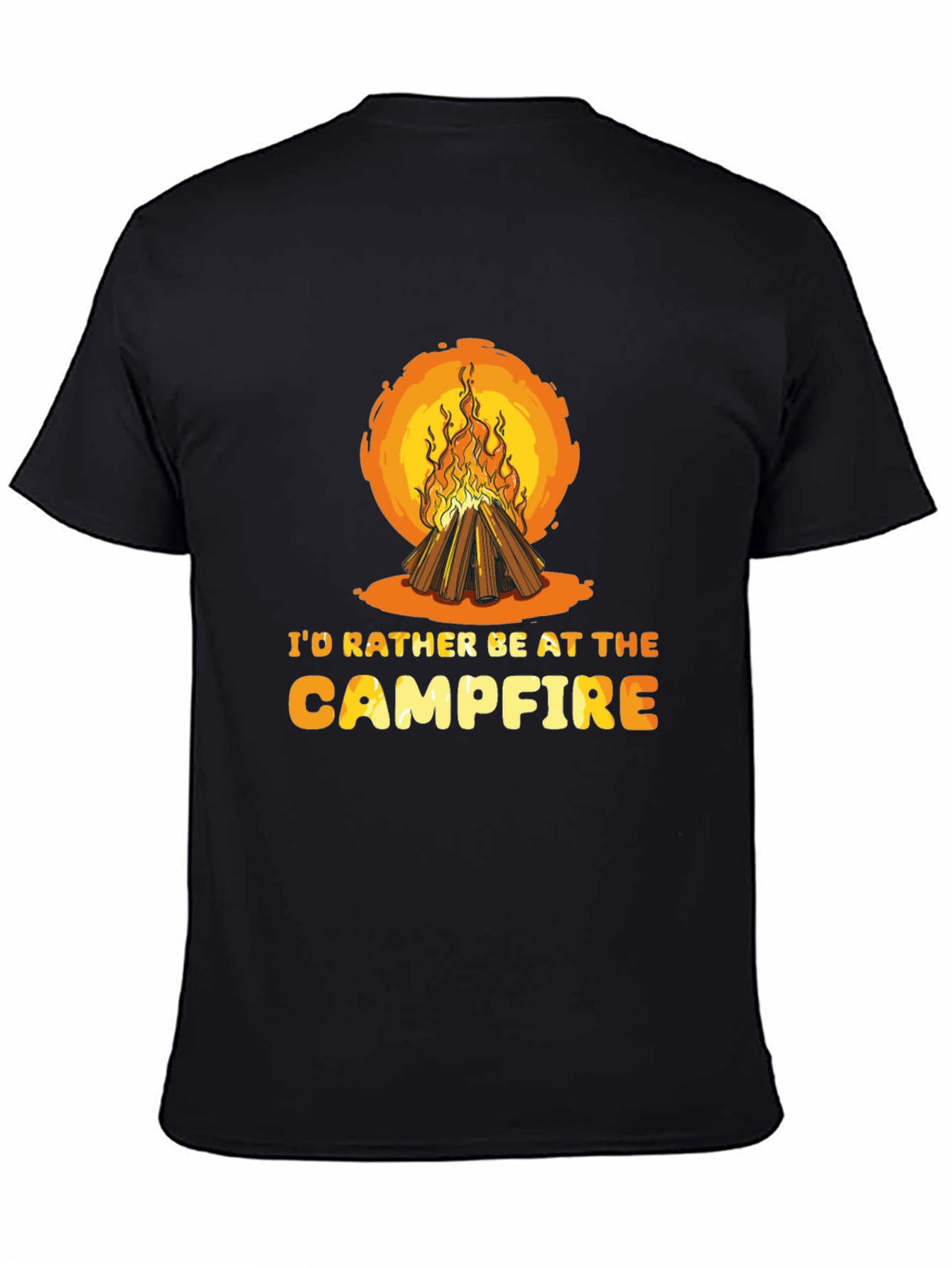 Campfire Graphic Tee - Nature Lovers T-Shirt