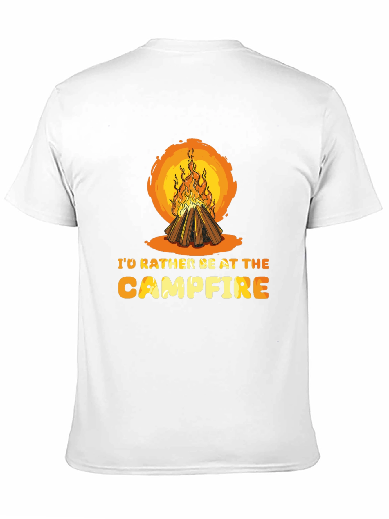 Campfire Graphic Tee - Nature Lovers T-Shirt