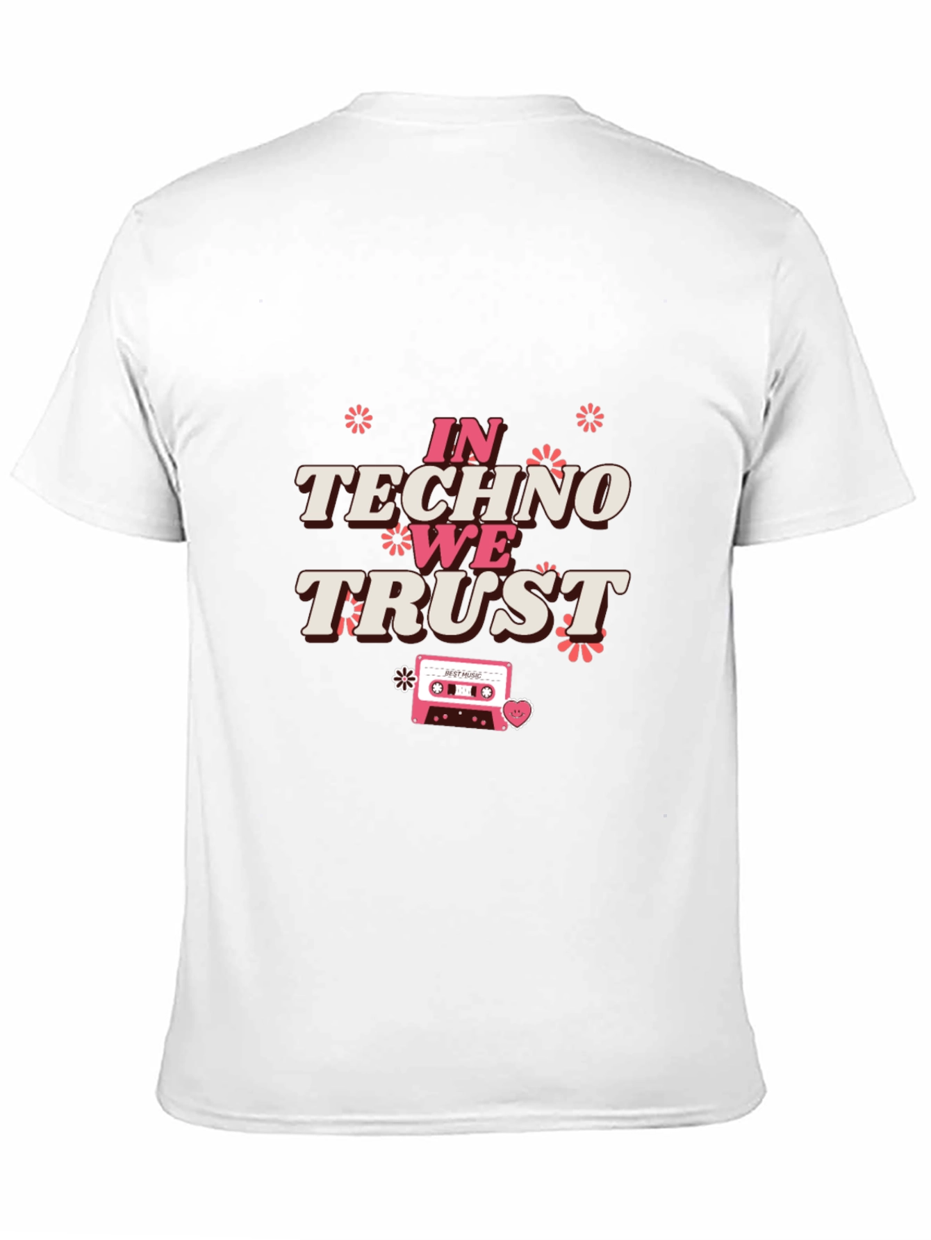 In Techno We Trust Graphic Tee - Black