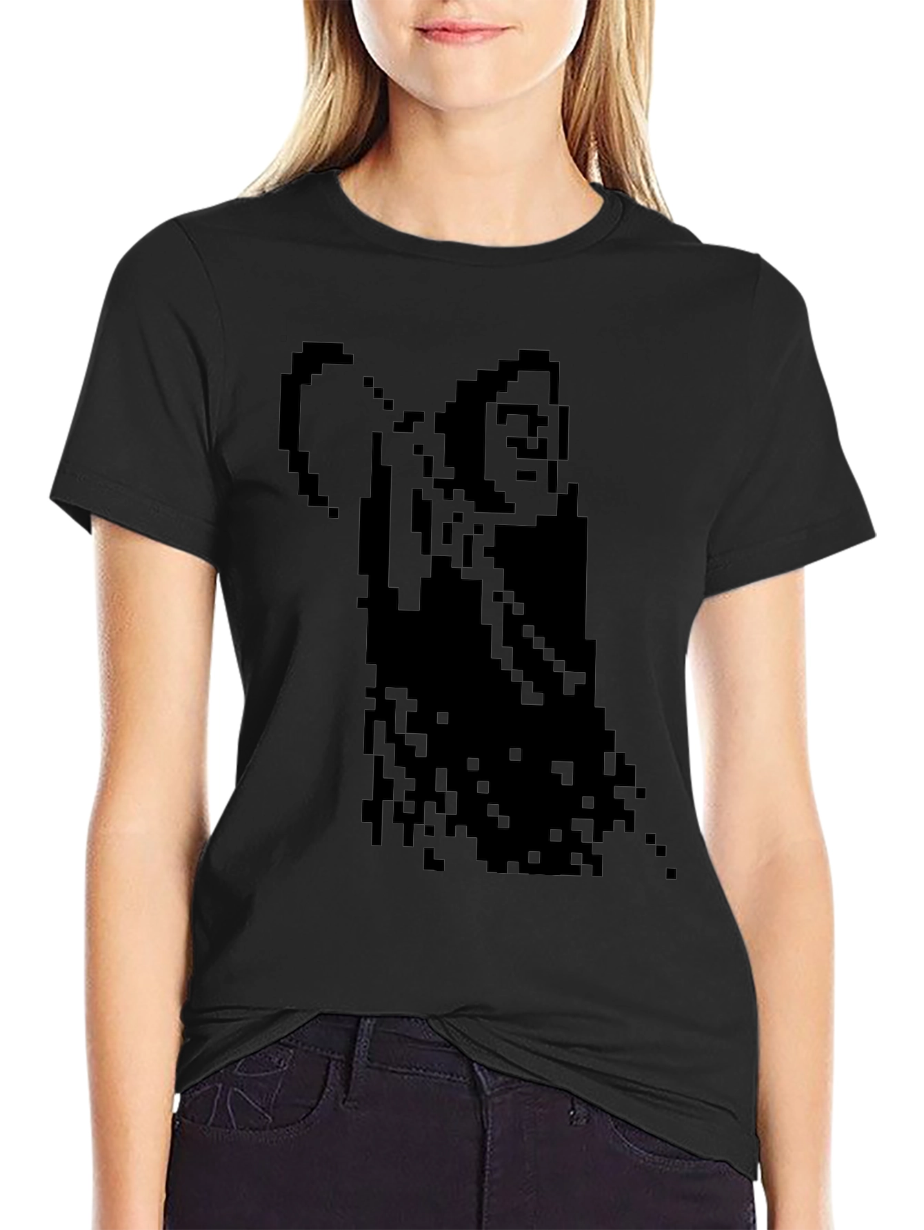 Pixel Grim Reaper Black T-Shirt