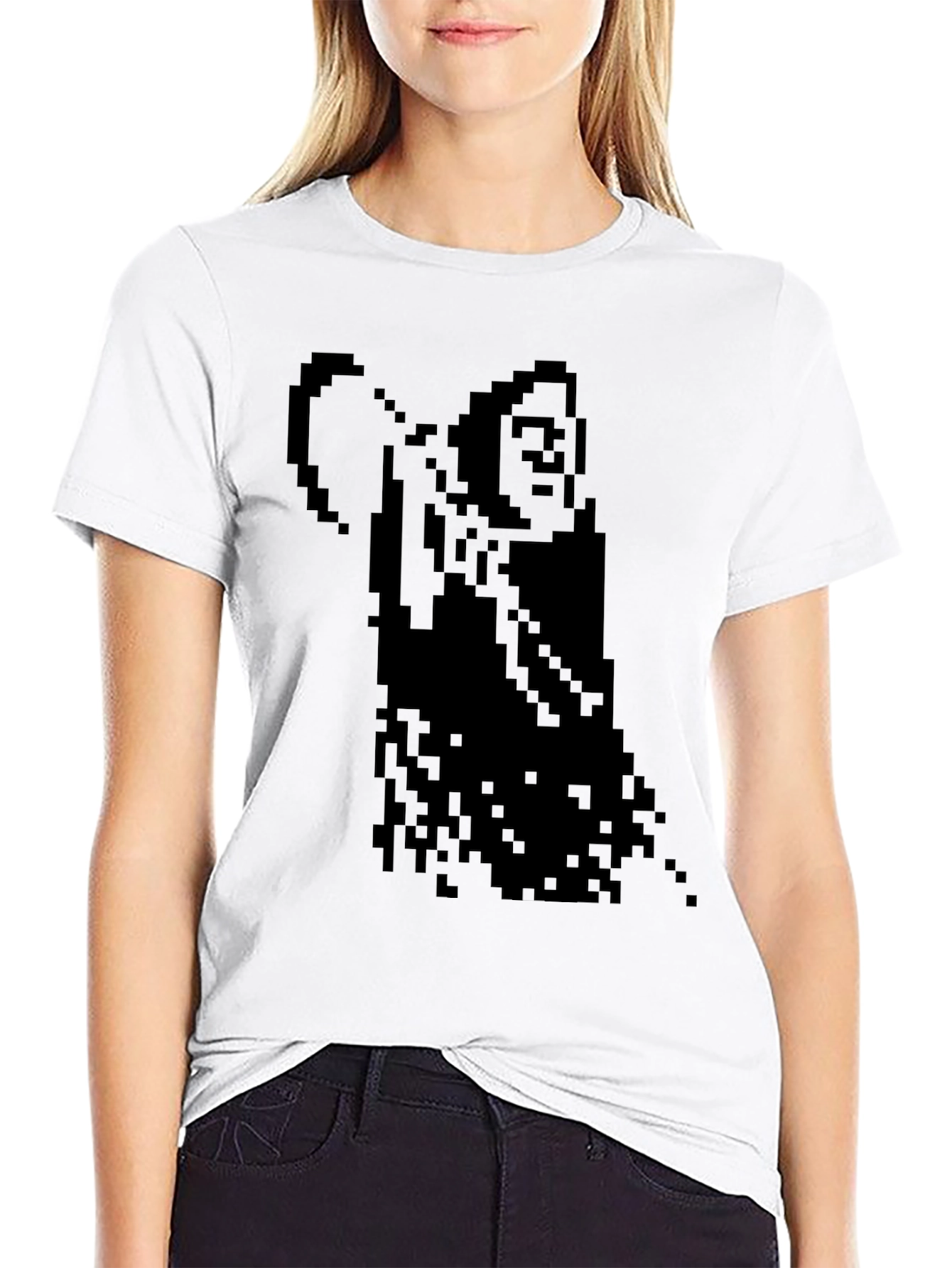 Pixel Grim Reaper Black T-Shirt