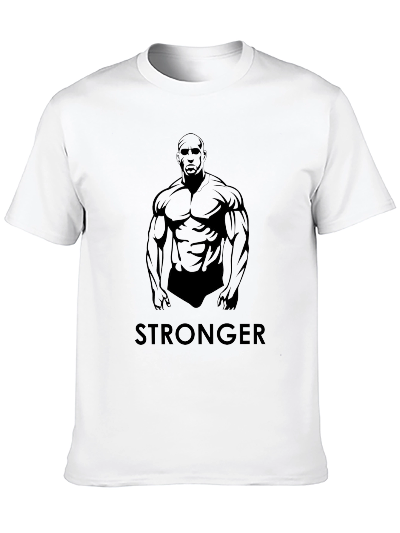 Stronger Graphic T-Shirt - Gym Motivation Tee