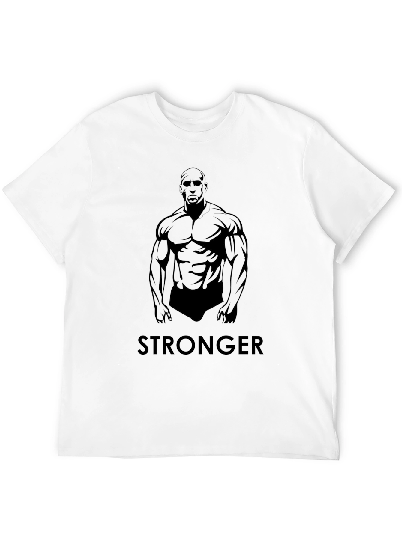 Stronger Graphic T-Shirt - Gym Motivation Tee