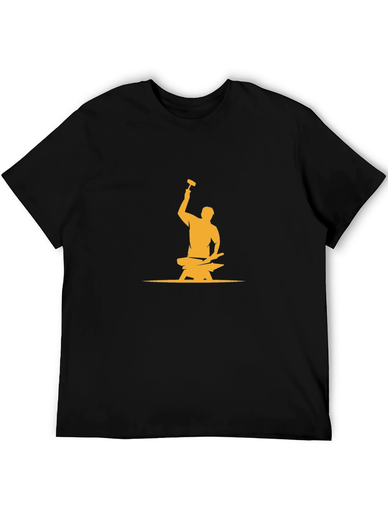 Blacksmith Hammer Anvil Graphic T-Shirt