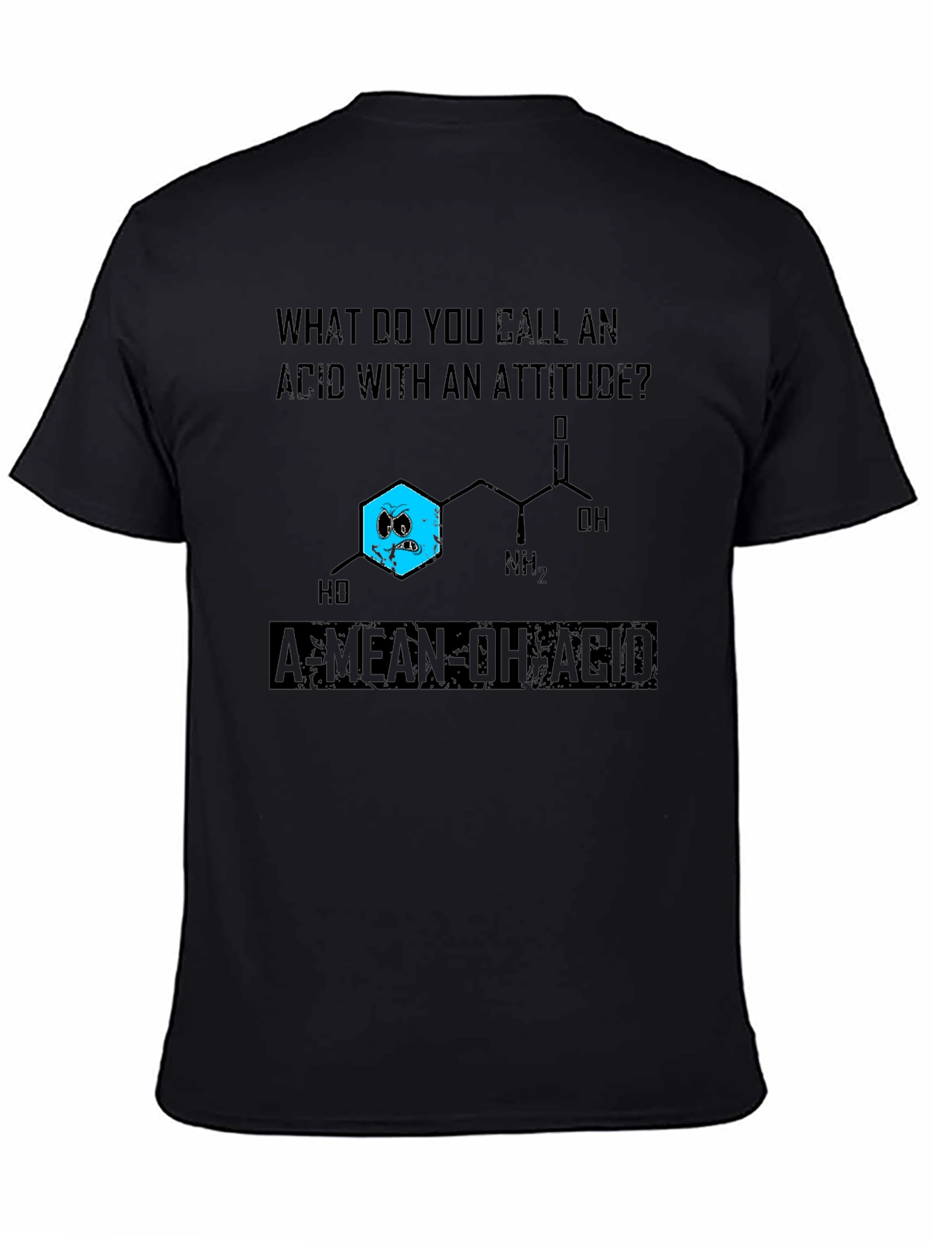 Mean-OH Acid Pun Graphic T-Shirt