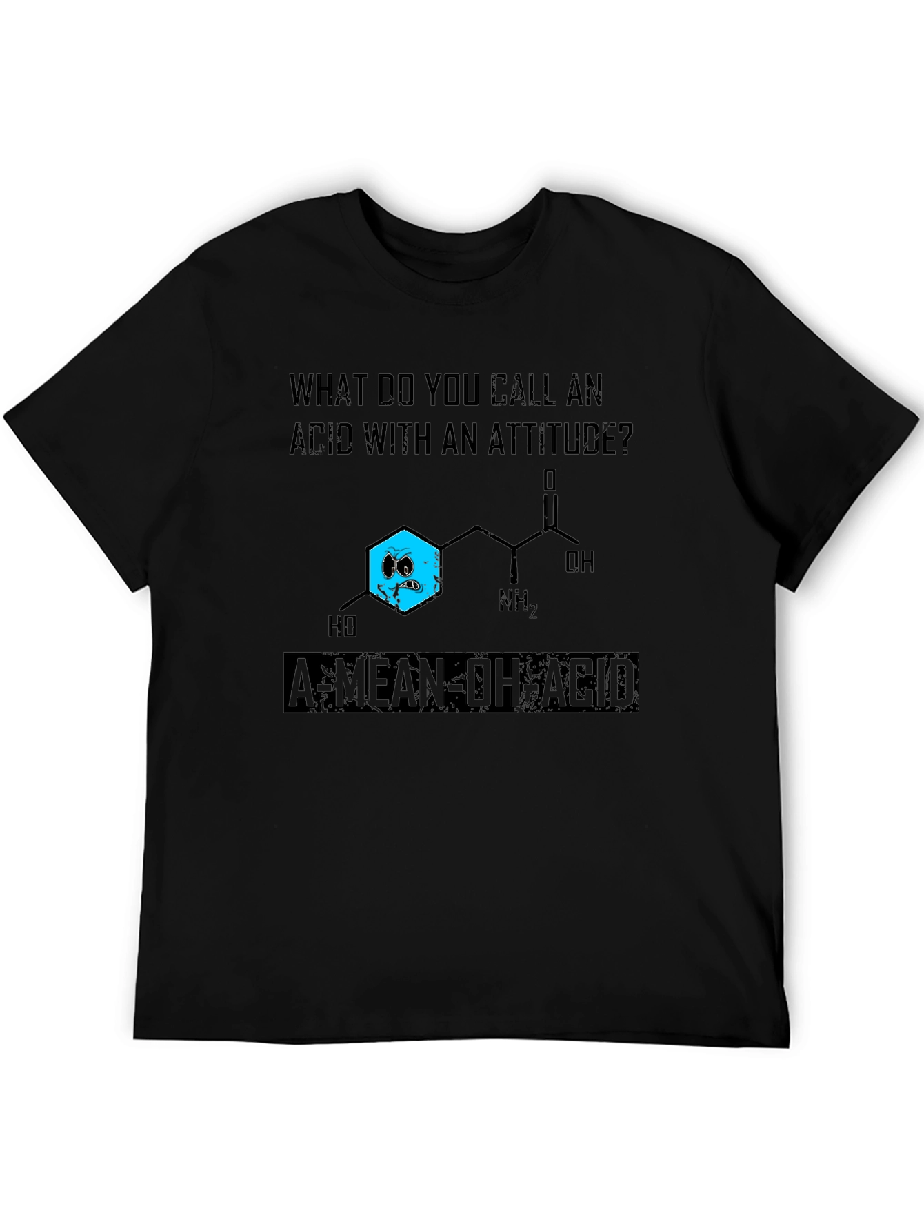 Mean-OH Acid Pun Graphic T-Shirt