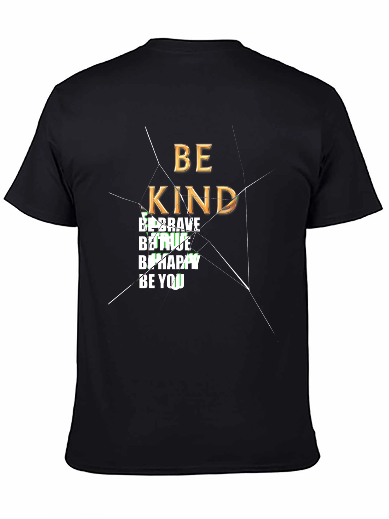 Be Kind Graphic Tee - Inspirational Black T-Shirt