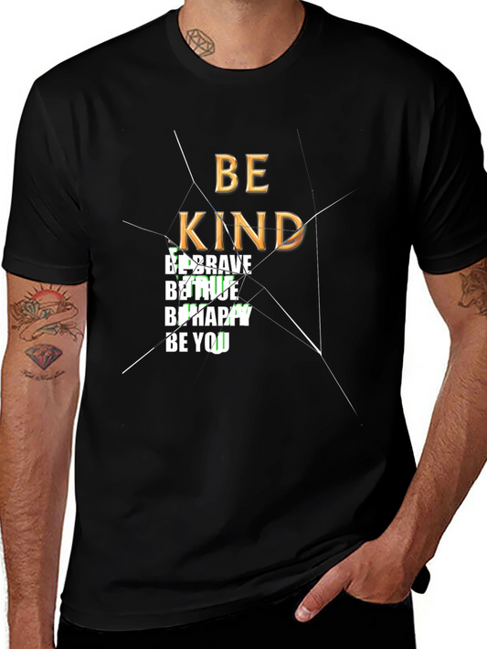 Be Kind Graphic Tee - Inspirational Black T-Shirt