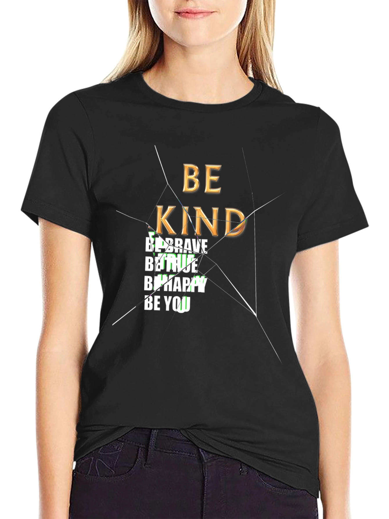 Be Kind Graphic Tee - Inspirational Black T-Shirt